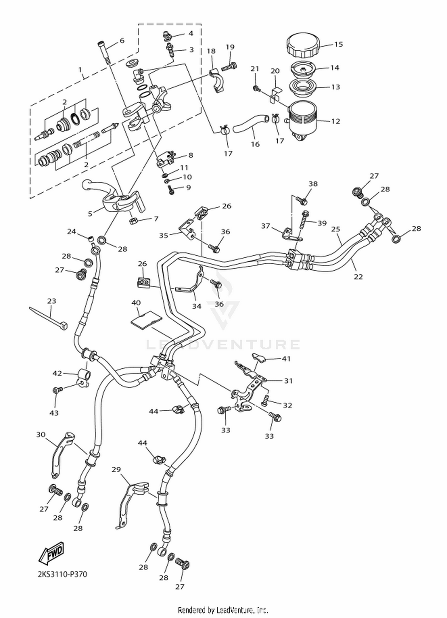 37 FRONT MASTER CYLINDER