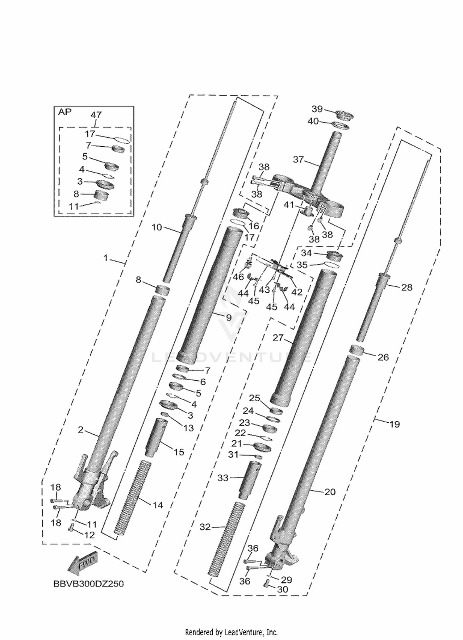 25 FRONT FORK