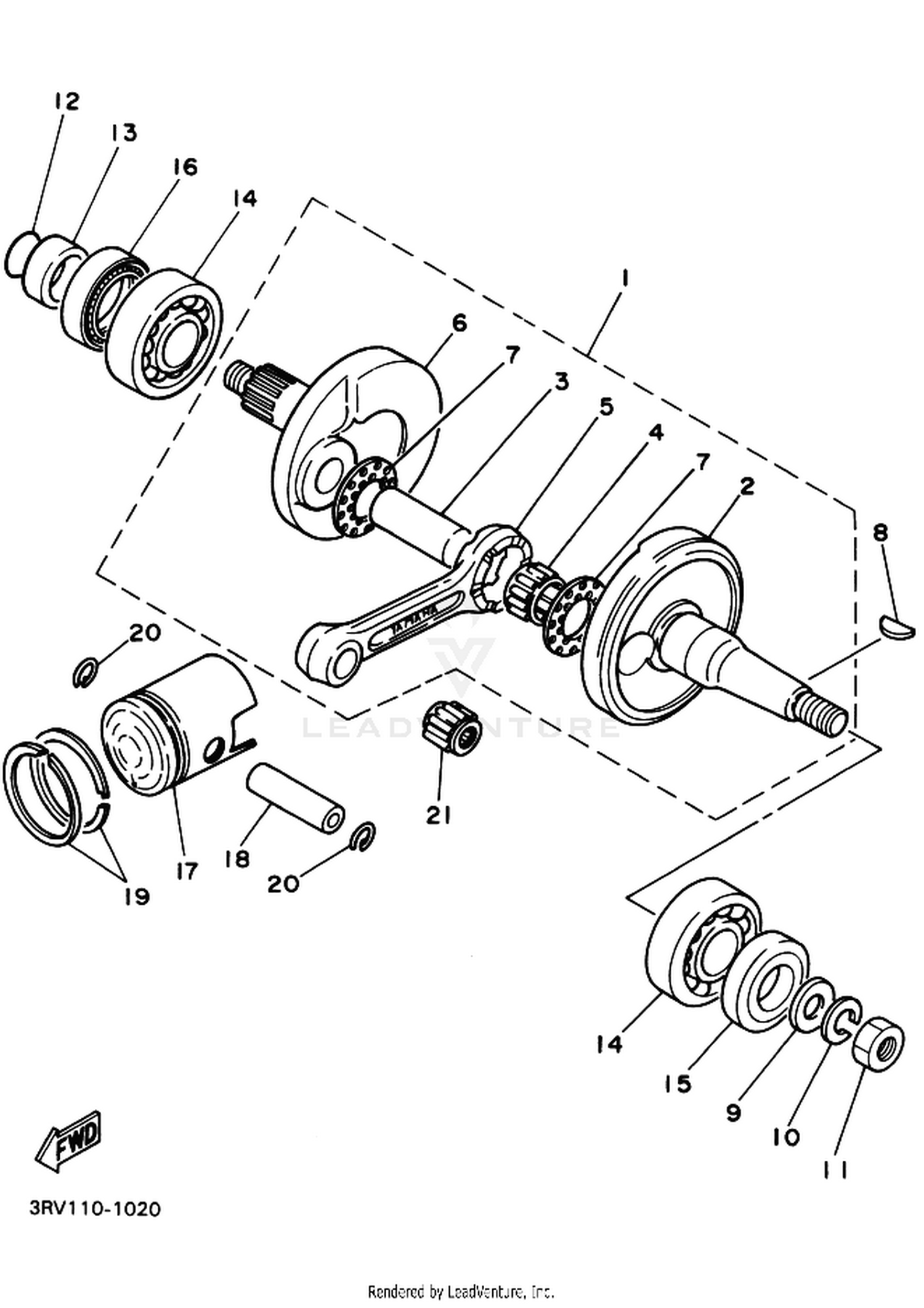02 CRANKSHAFT  PISTON