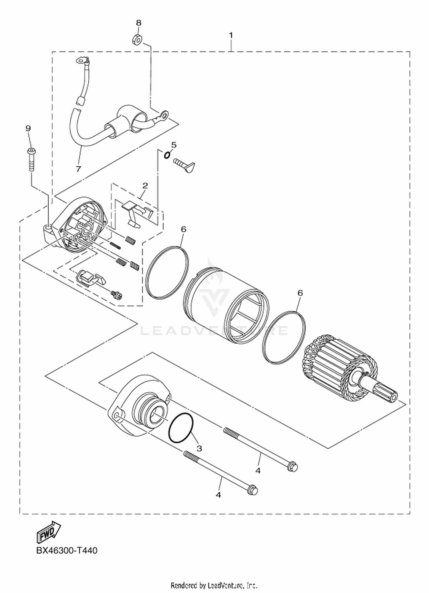 44 STARTING MOTOR