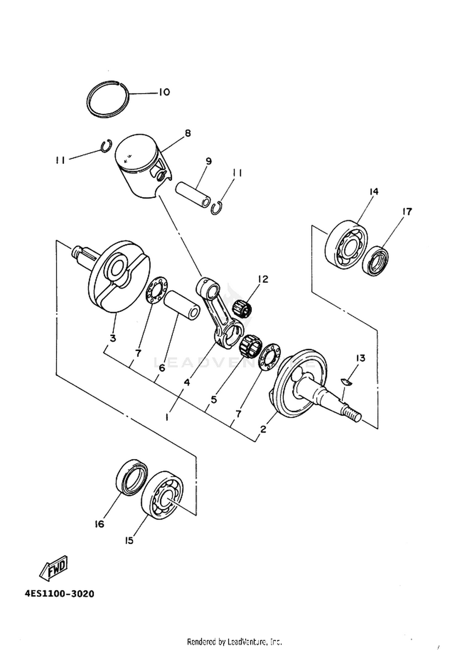 02 CRANKSHAFT  PISTON
