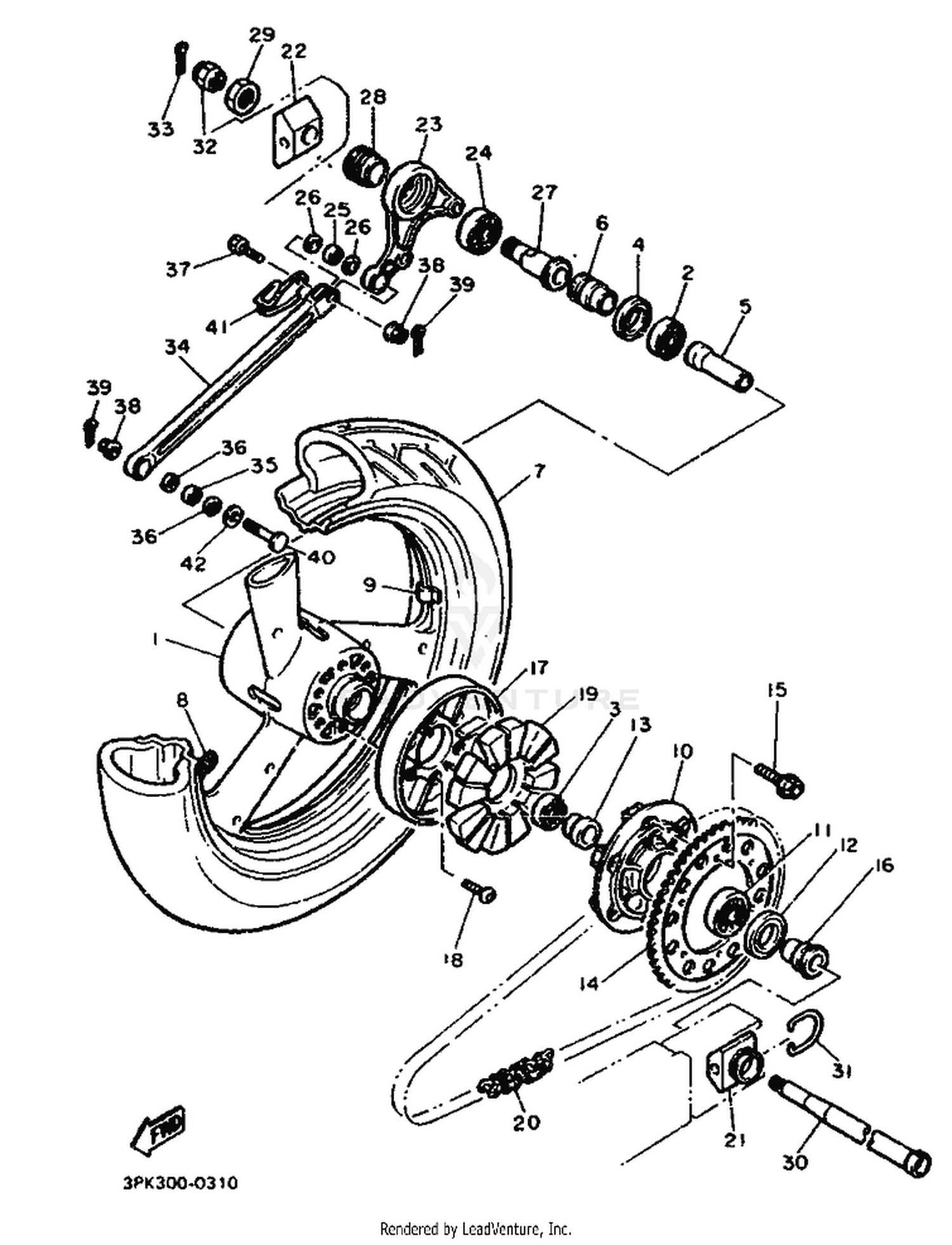 31 REAR WHEEL