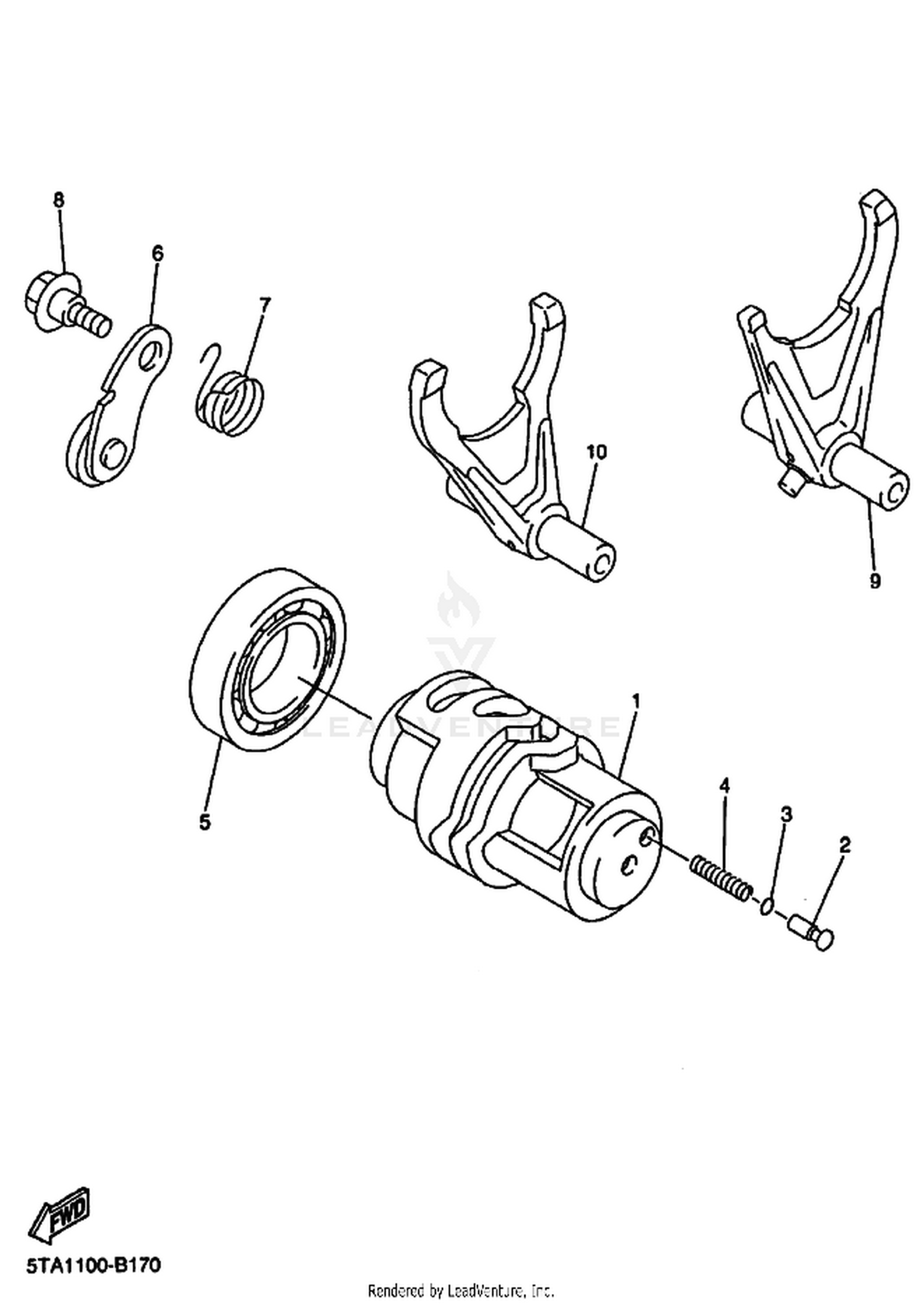 17 SHIFT CAM  FORK