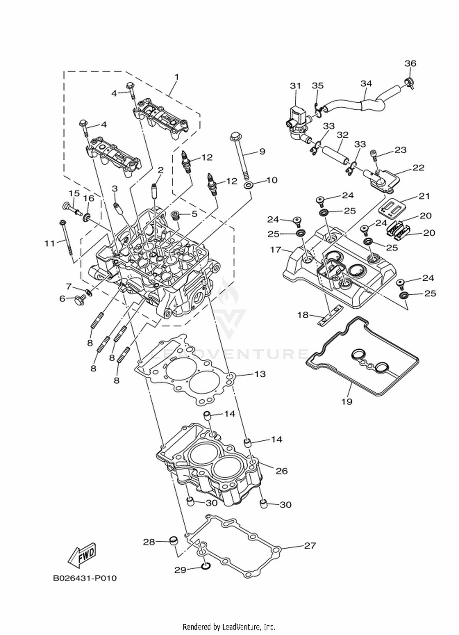 01 CYLINDER HEAD