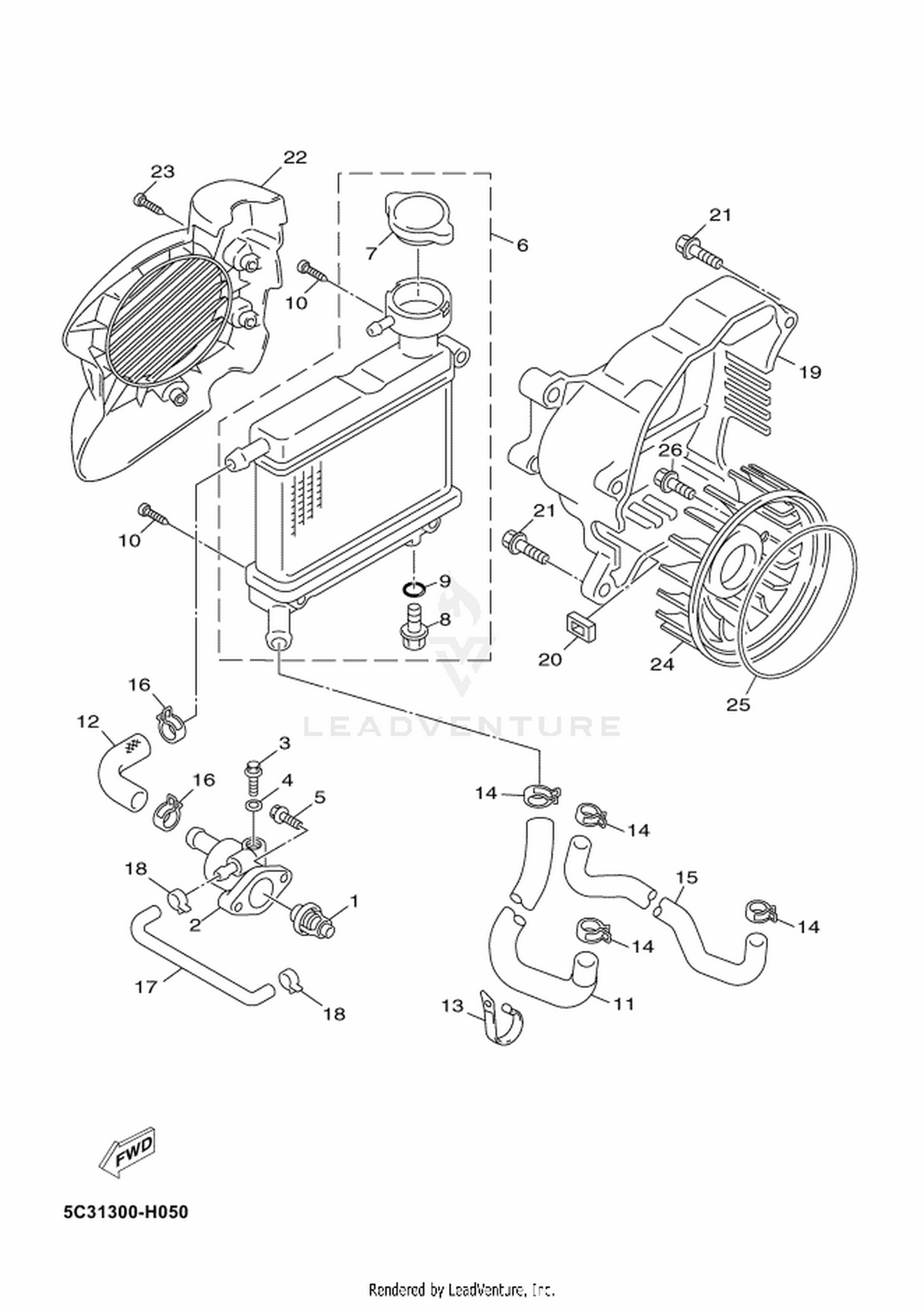 05 RADIATOR  HOSE
