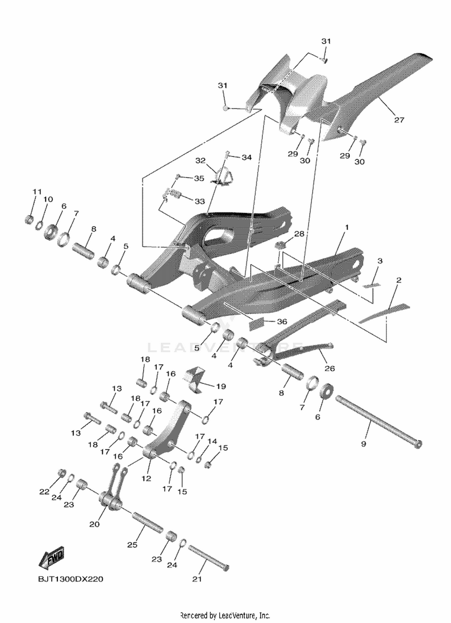 22 REAR ARM
