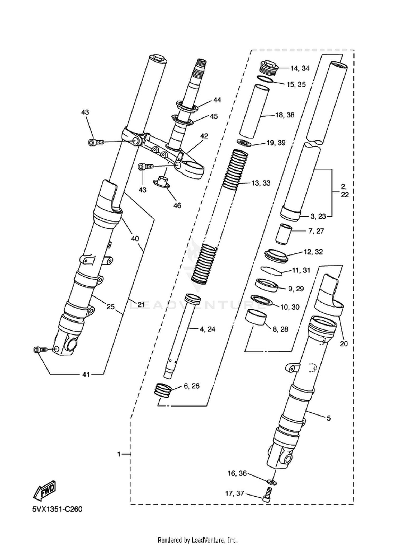 26 FRONT FORK