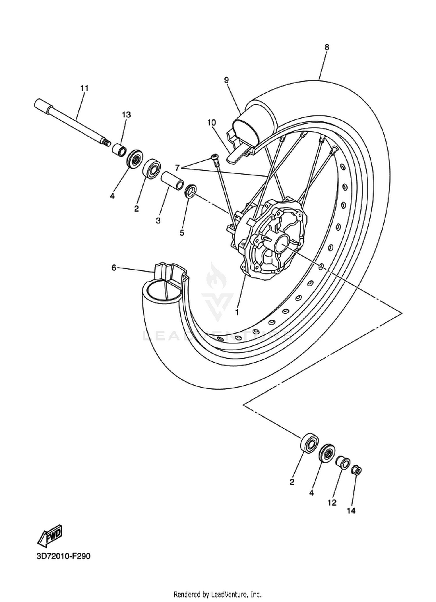 29 FRONT WHEEL