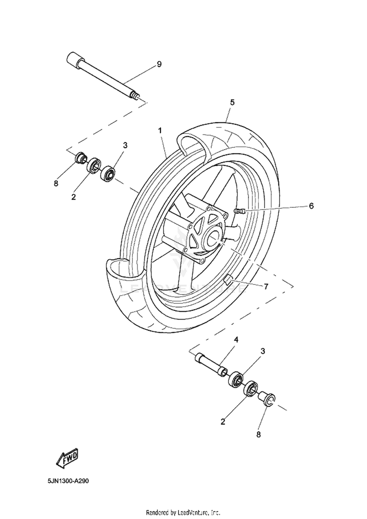 30 FRONT WHEEL