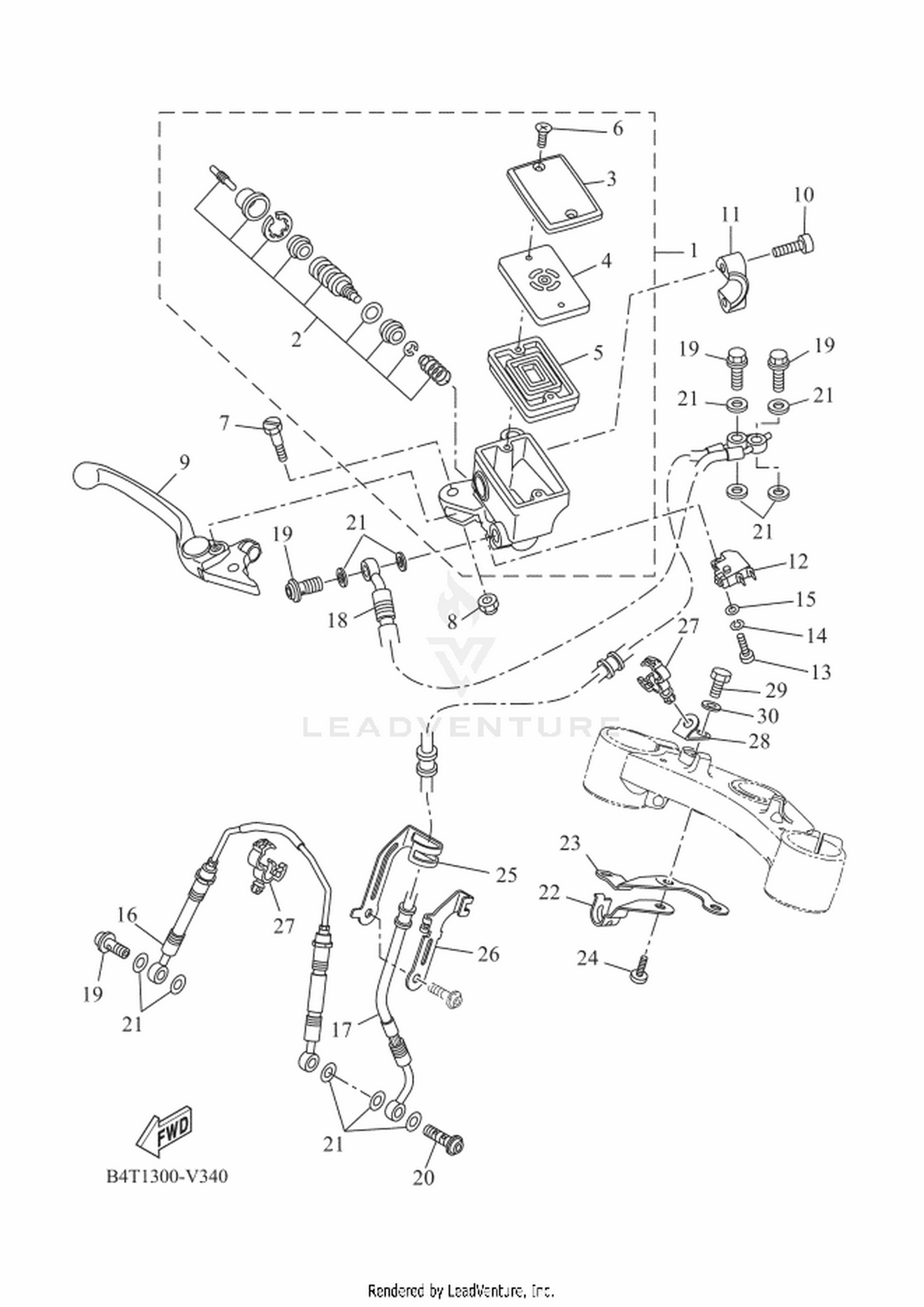 35 FRONT MASTER CYLINDER