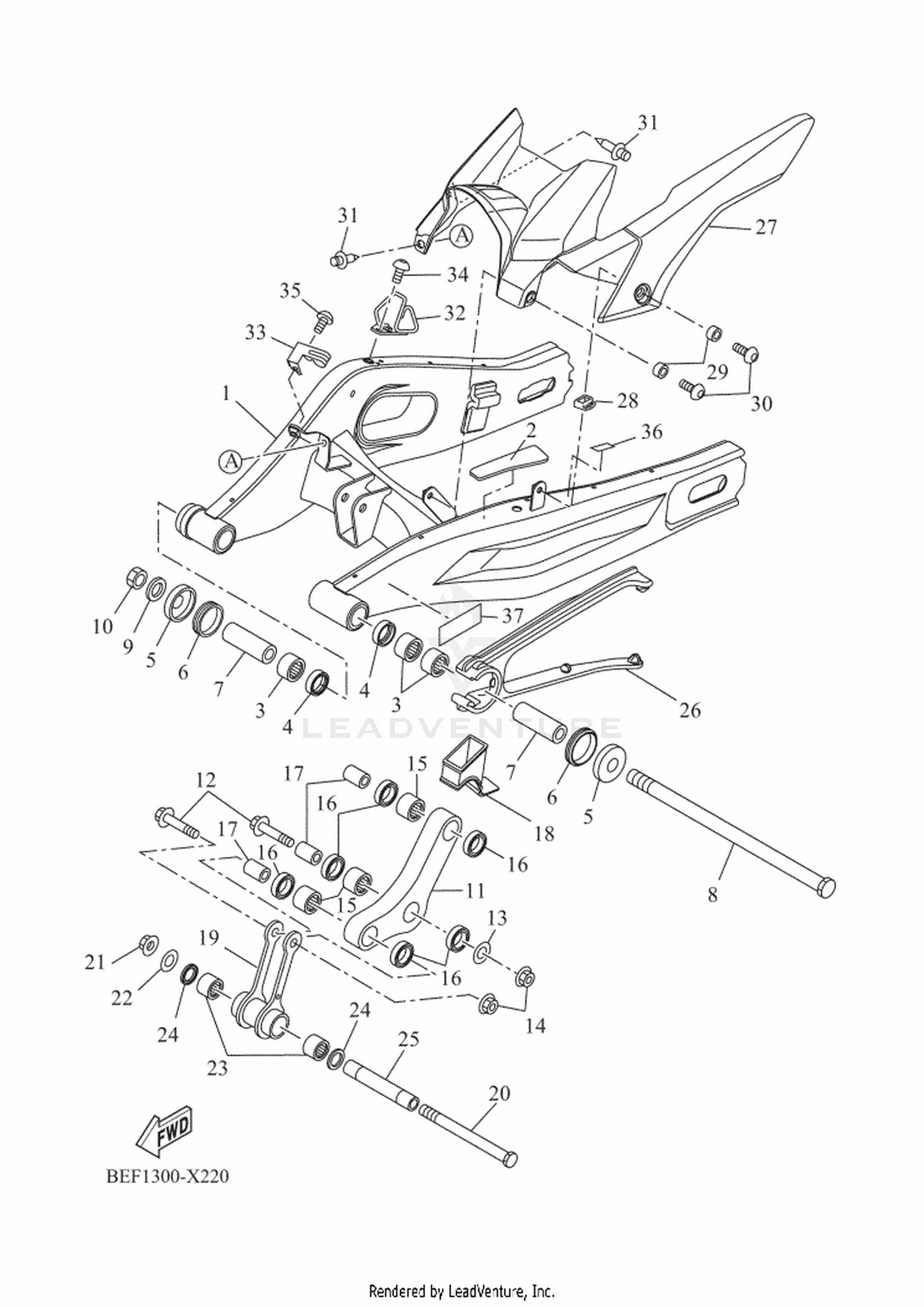 23 REAR ARM