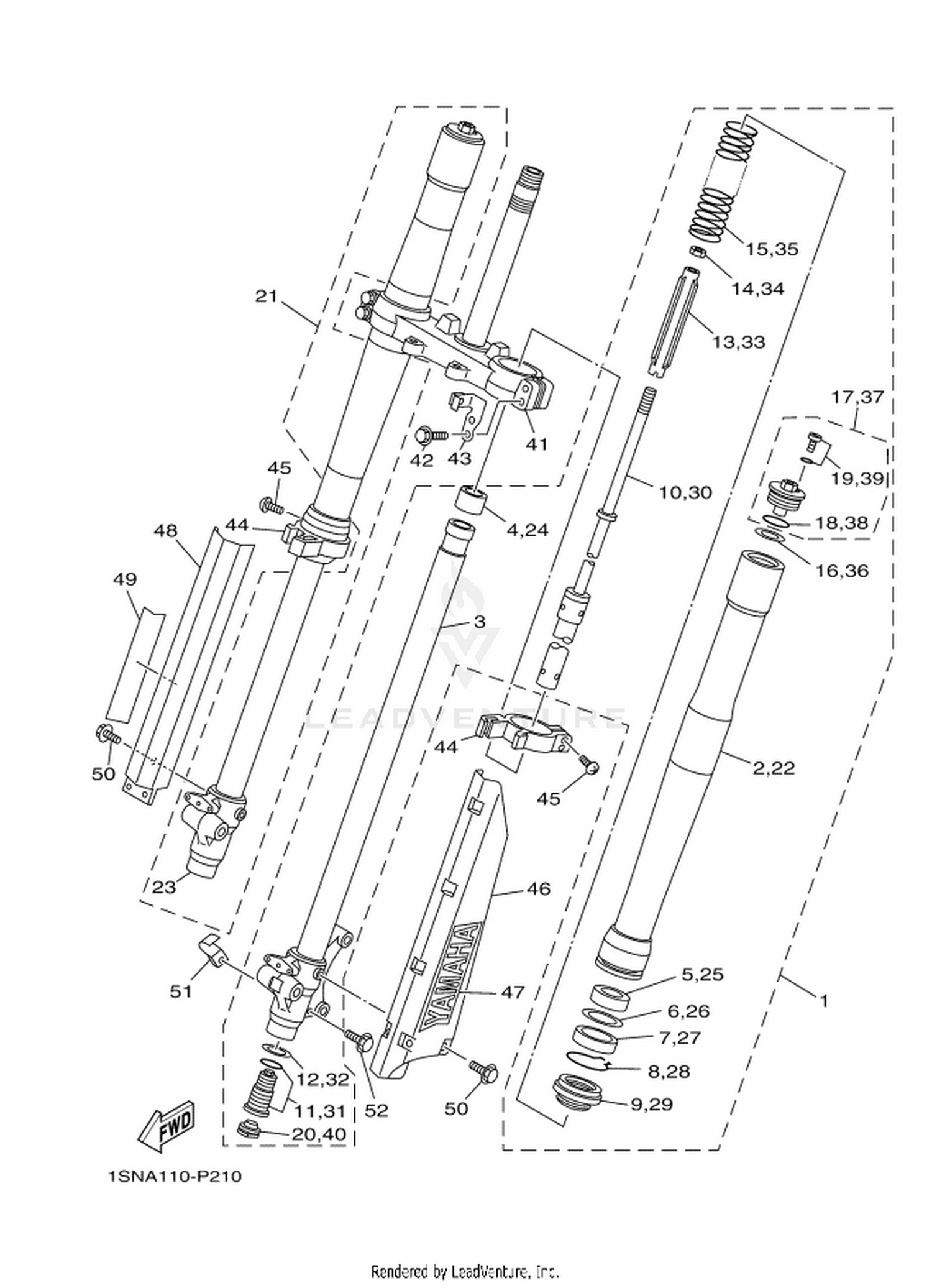 21 FRONT FORK