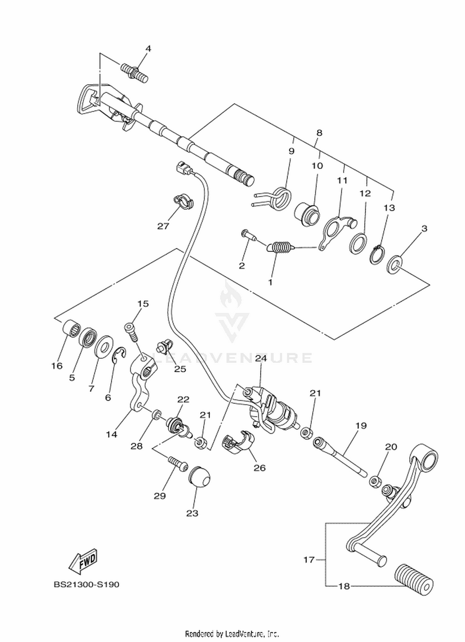 19 SHIFT SHAFT