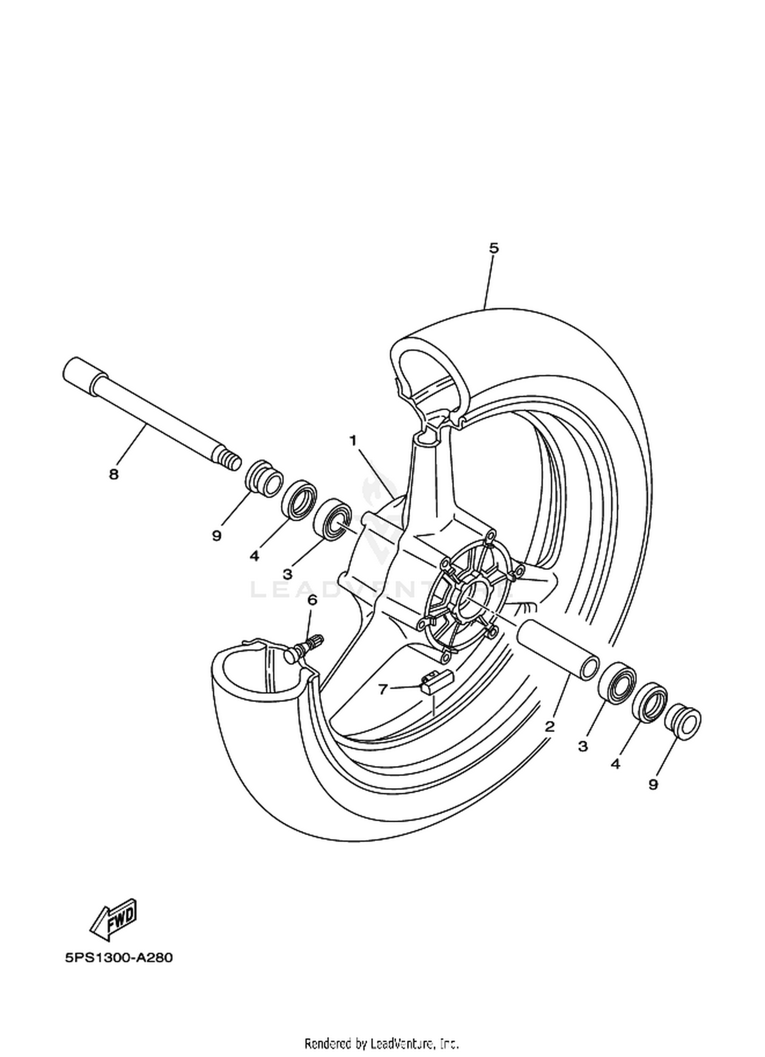 28 FRONT WHEEL