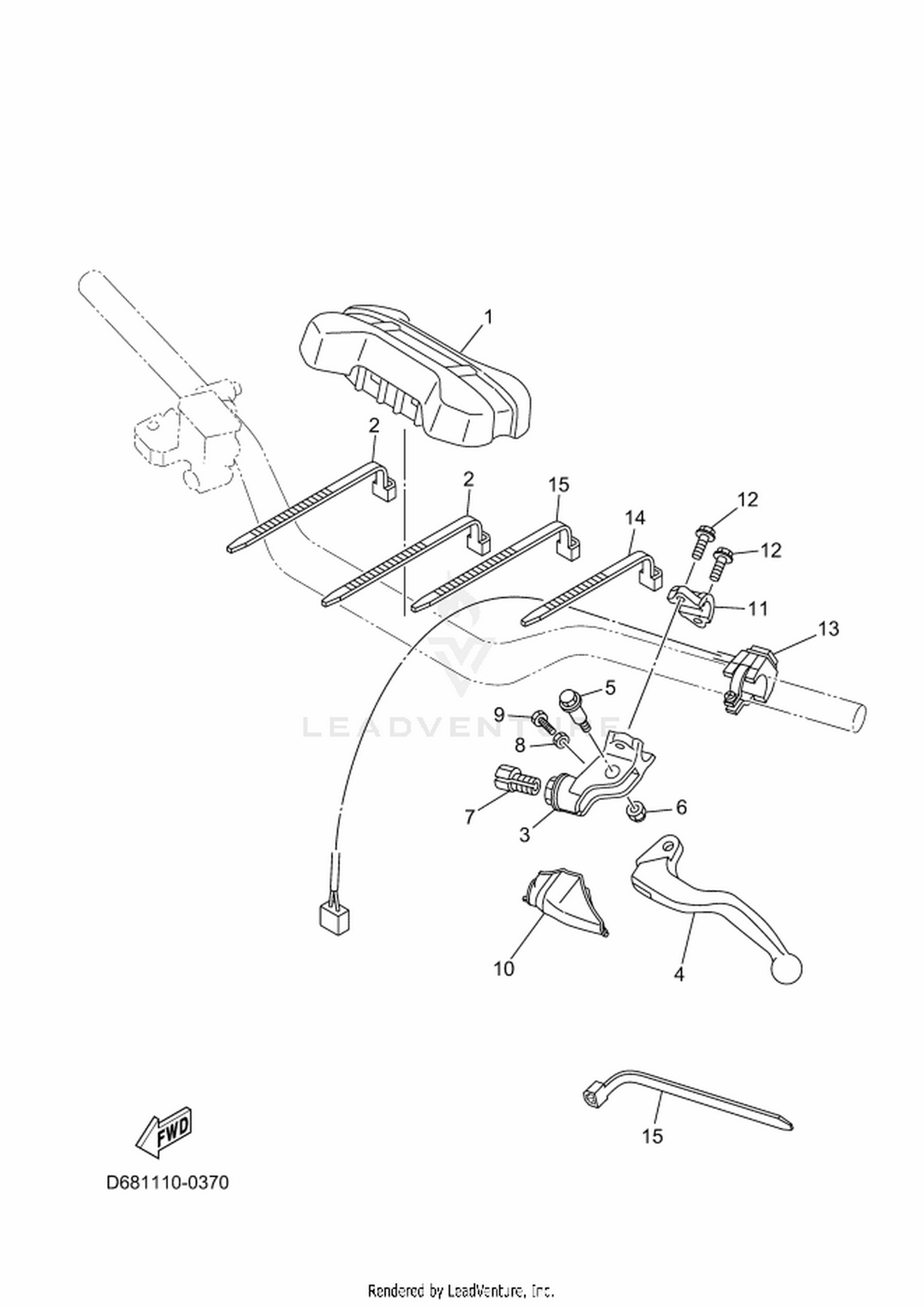 37 HANDLE SWITCH & LEVER