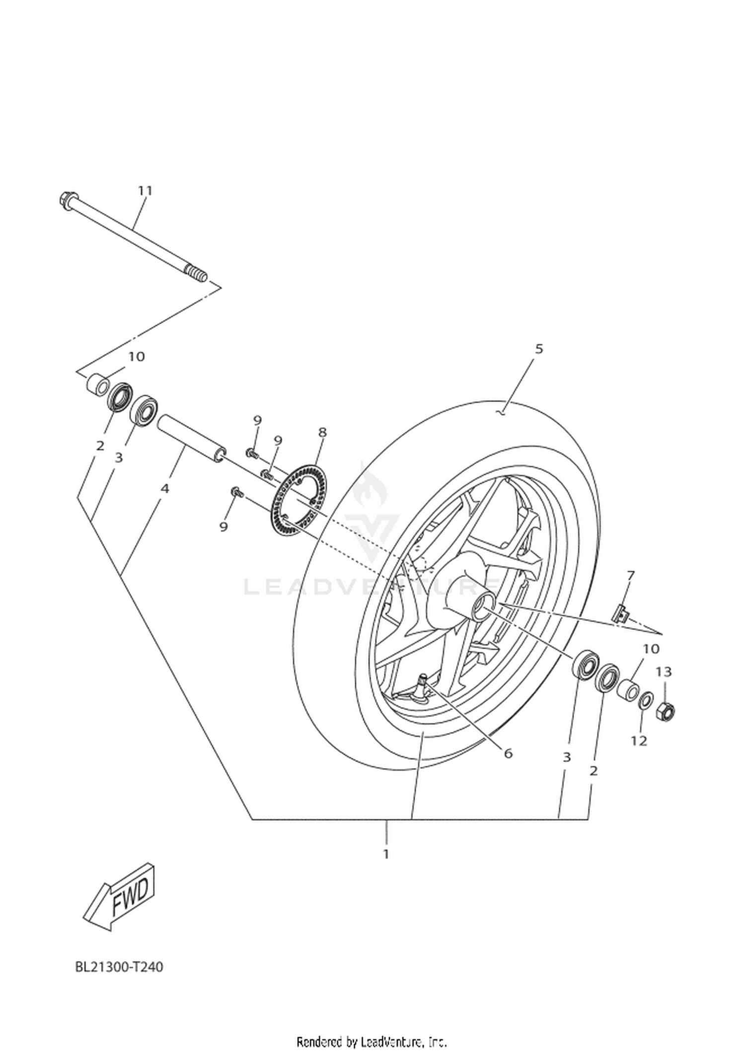 23 FRONT WHEEL