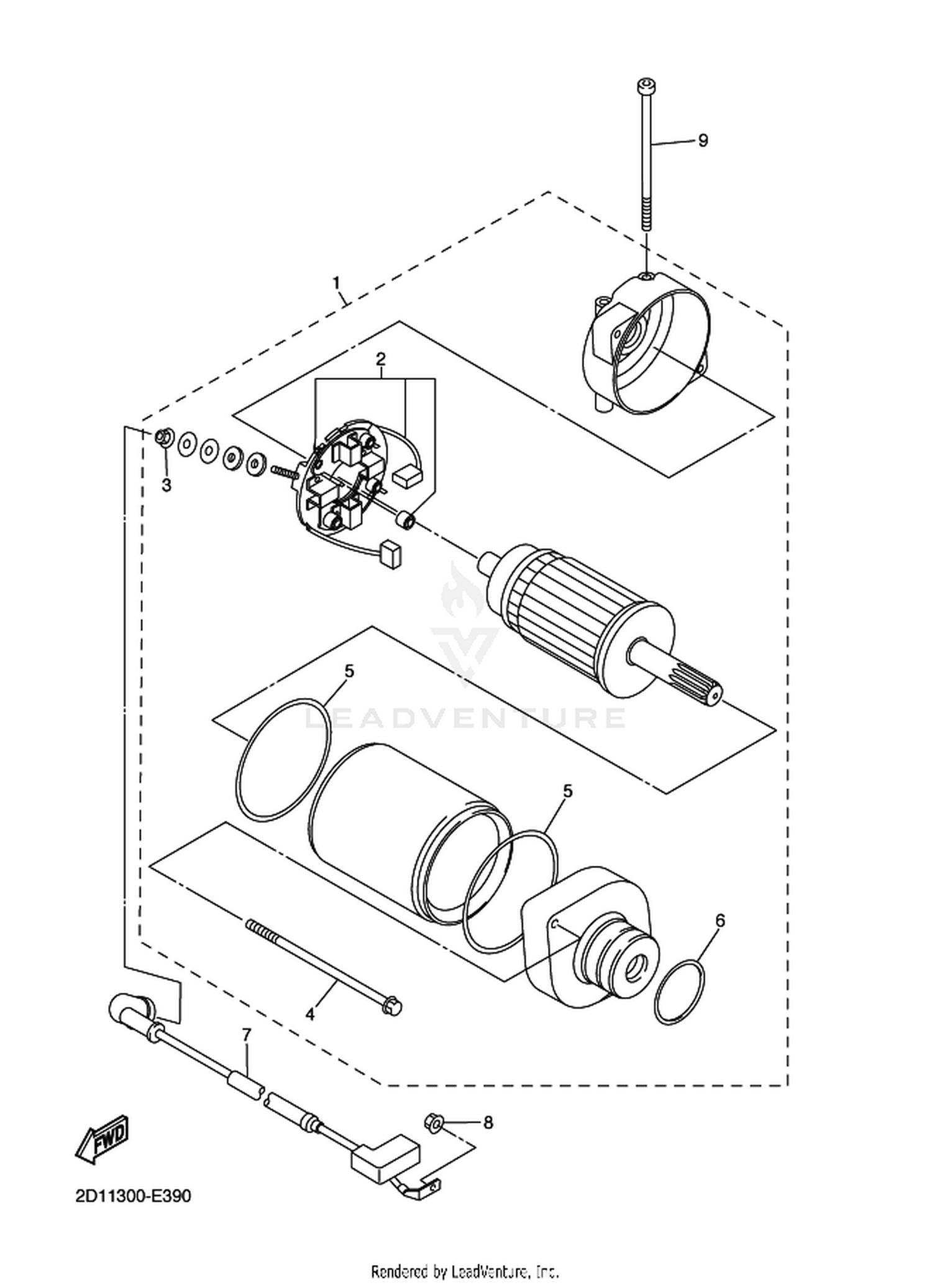 40 STARTING MOTOR