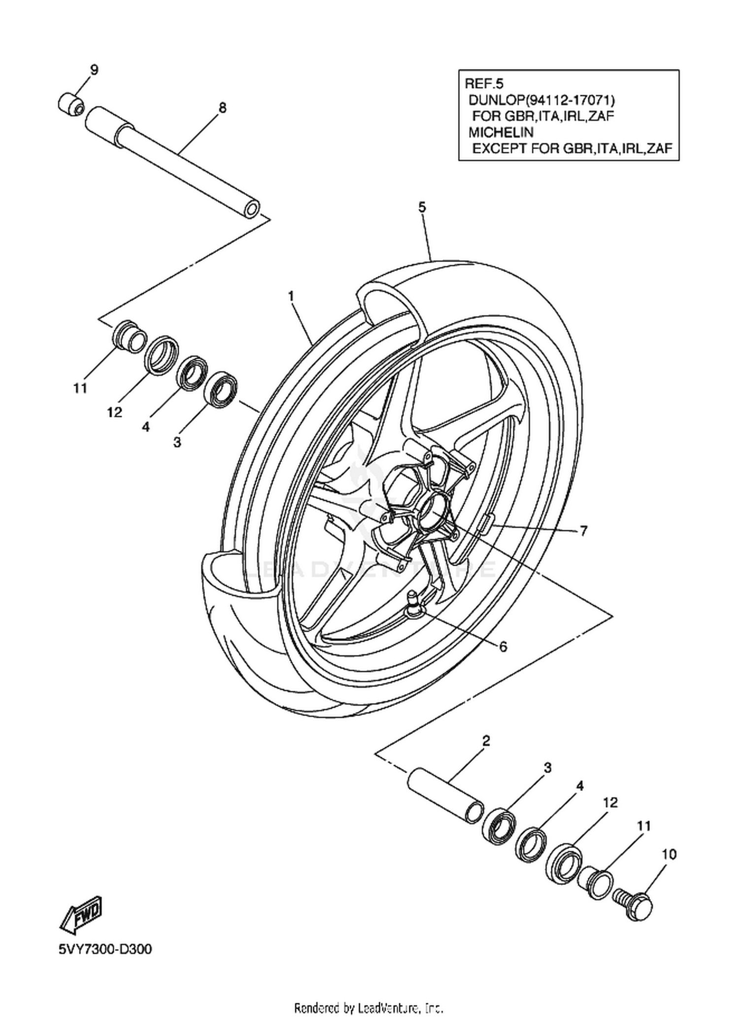 30 FRONT WHEEL