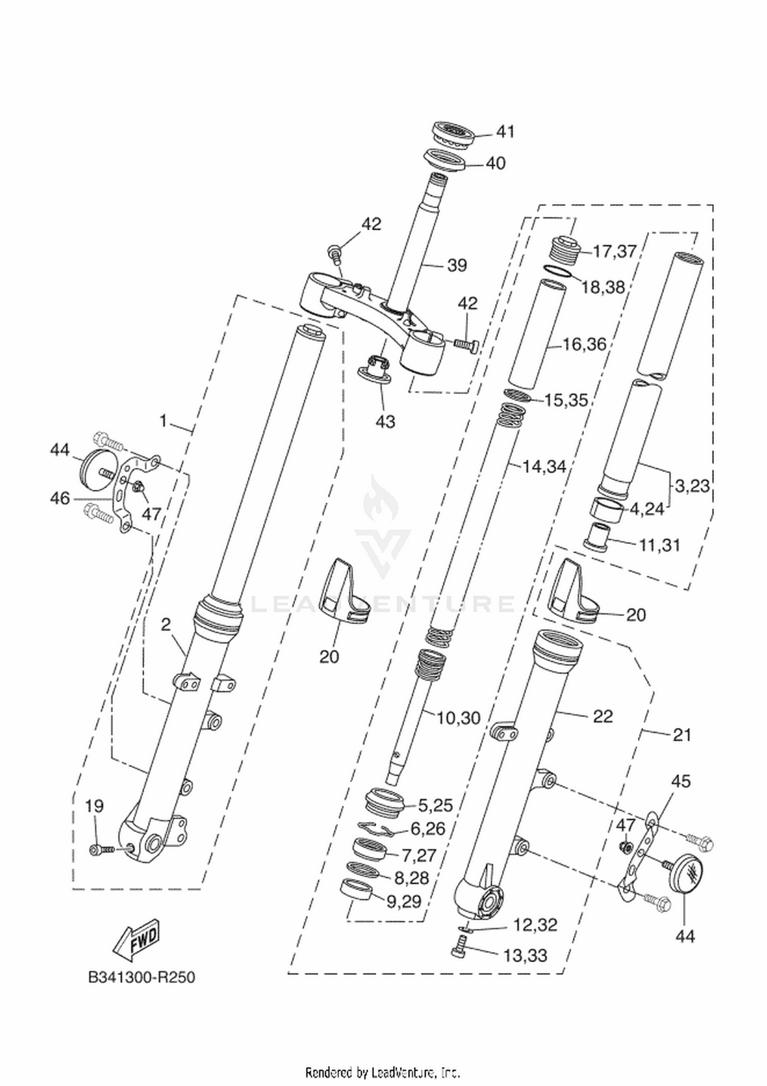 25 FRONT FORK