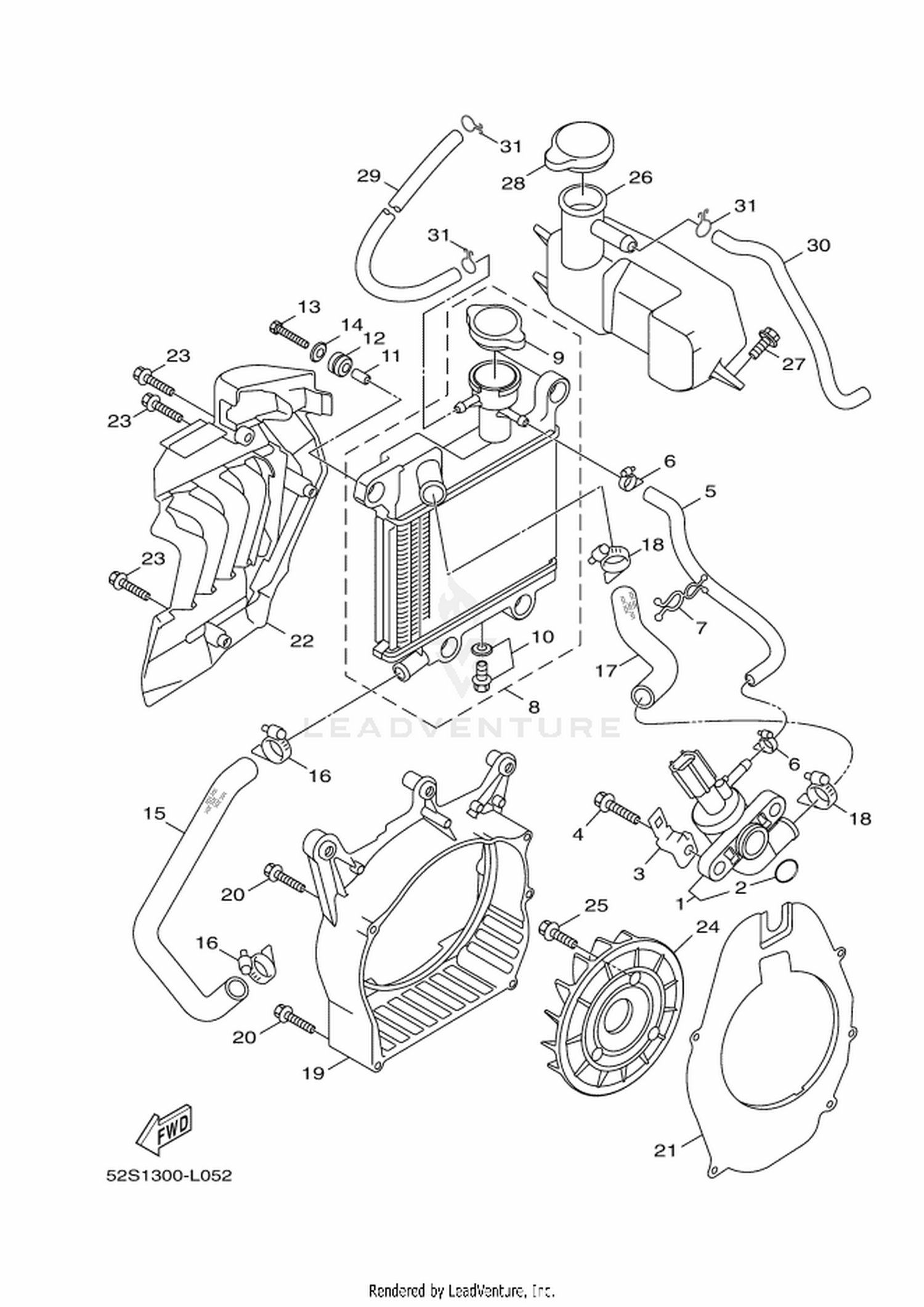05 RADIATOR  HOSE