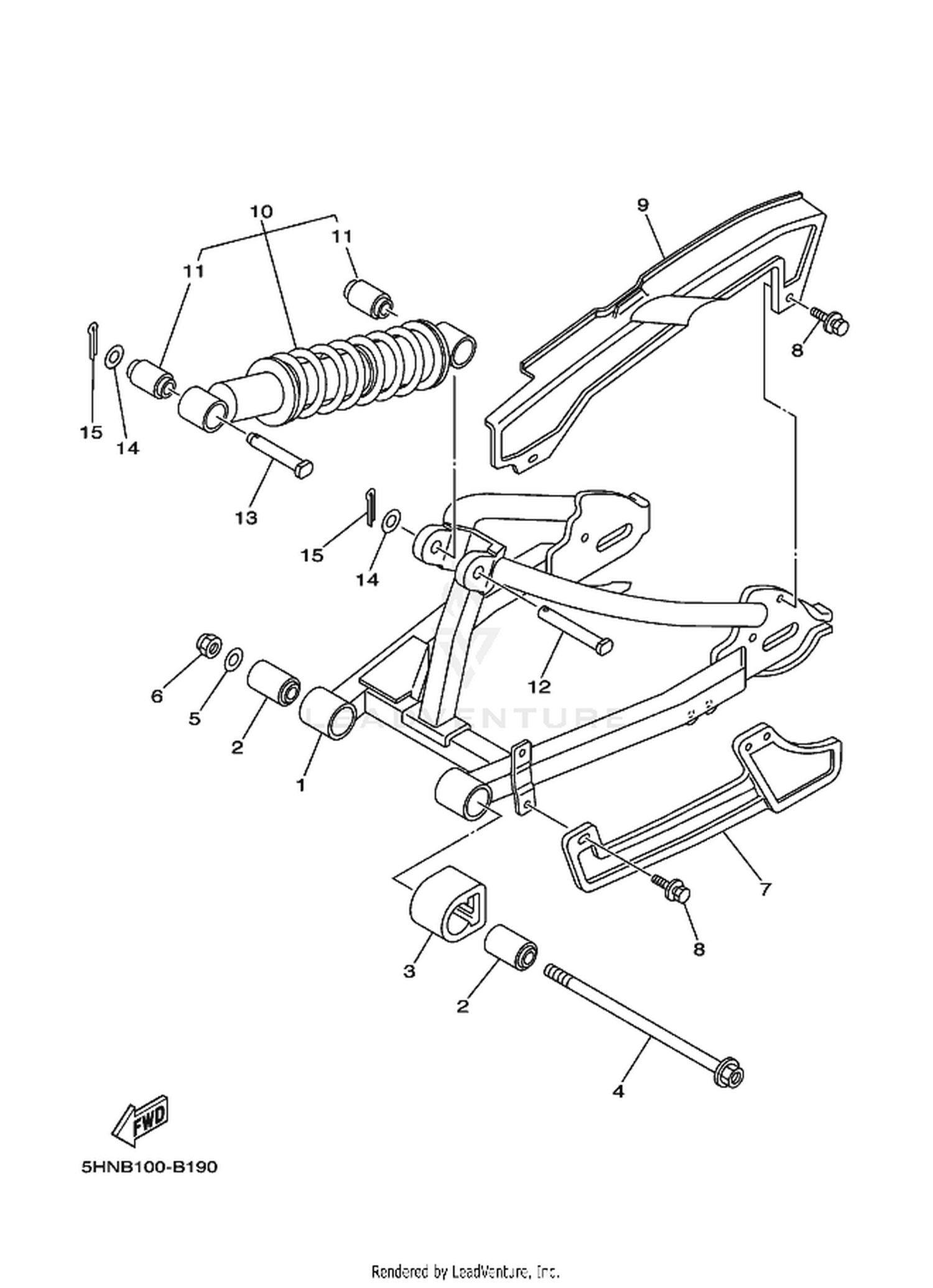 20 REAR ARM  SUSPENSION