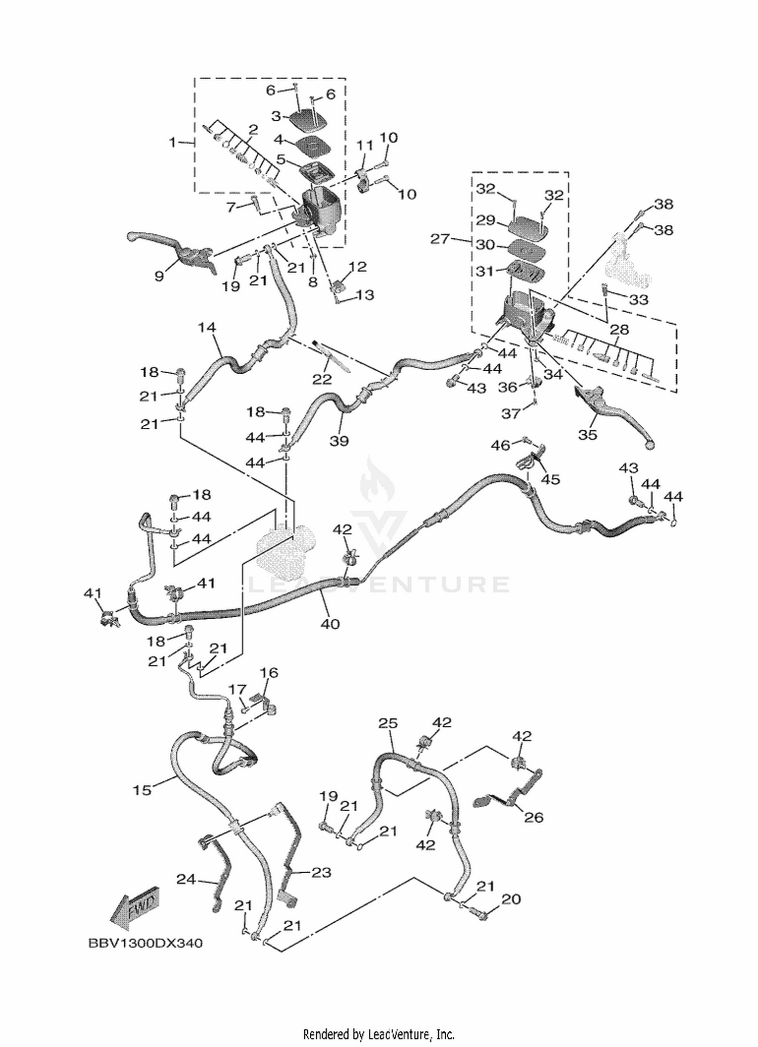 34 FRONT MASTER CYLINDER