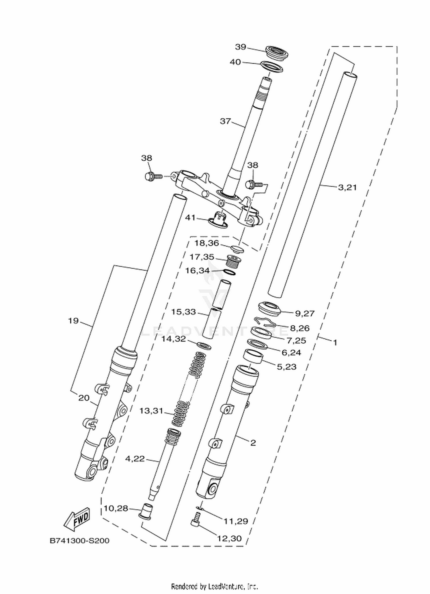 21 FRONT FORK