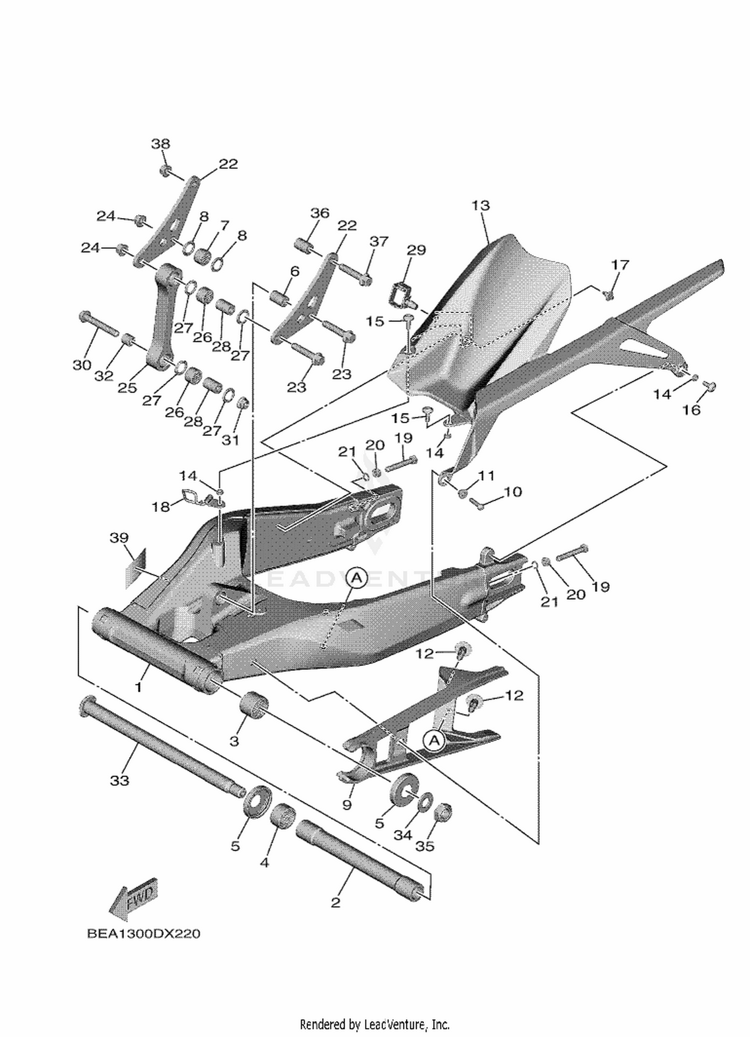 23 REAR ARM