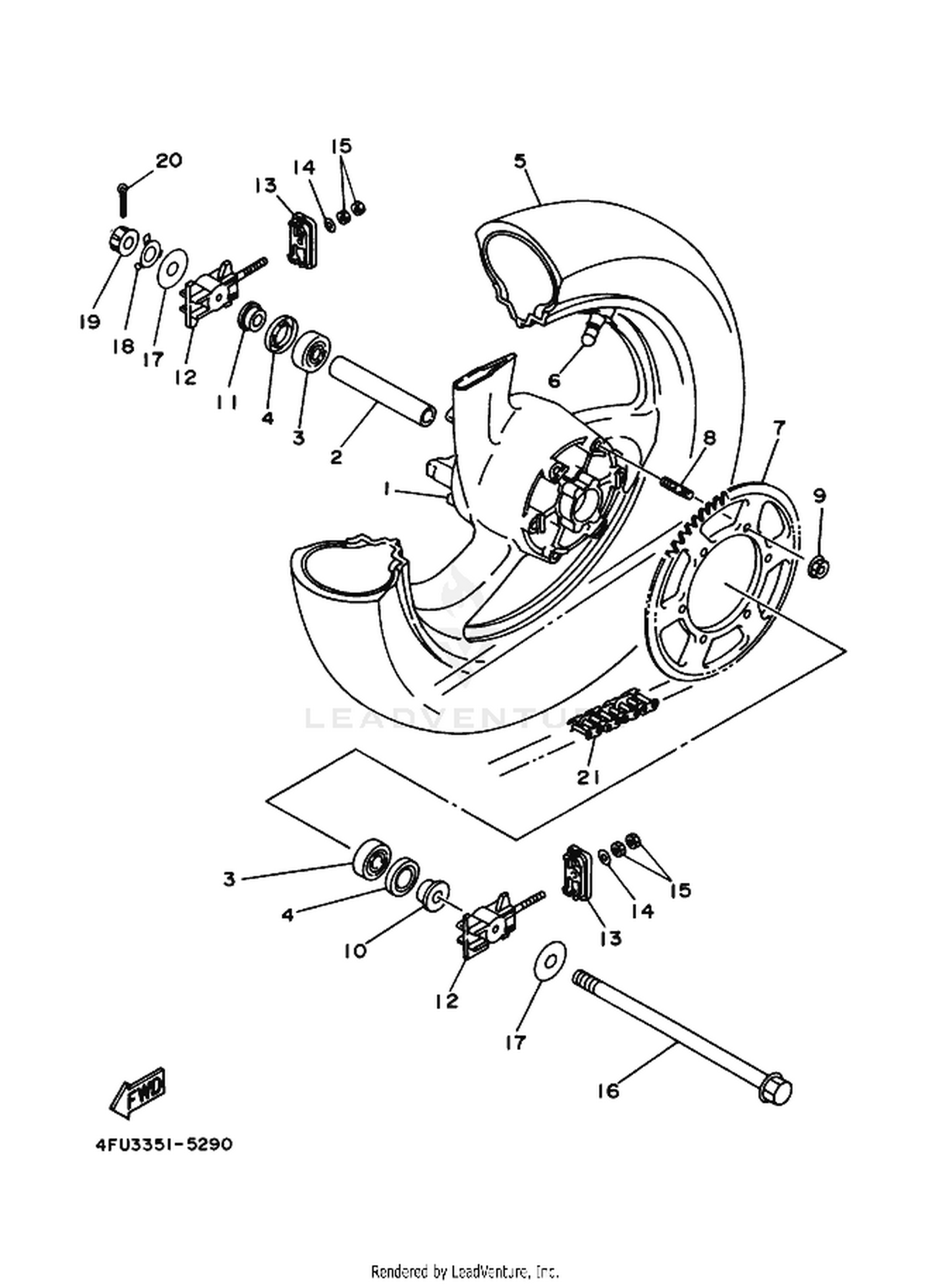 29 REAR WHEEL