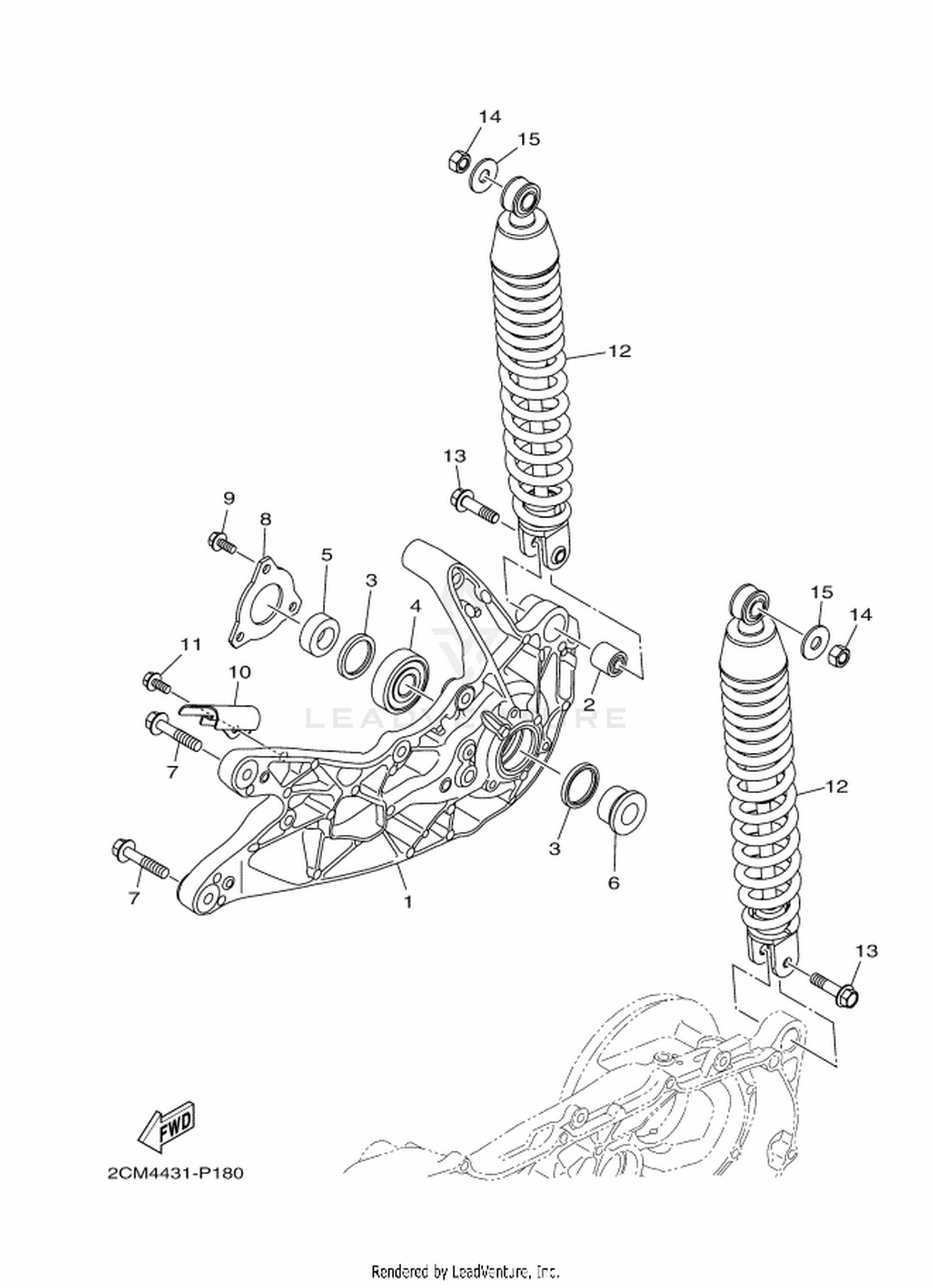 18 REAR ARM  SUSPENSION