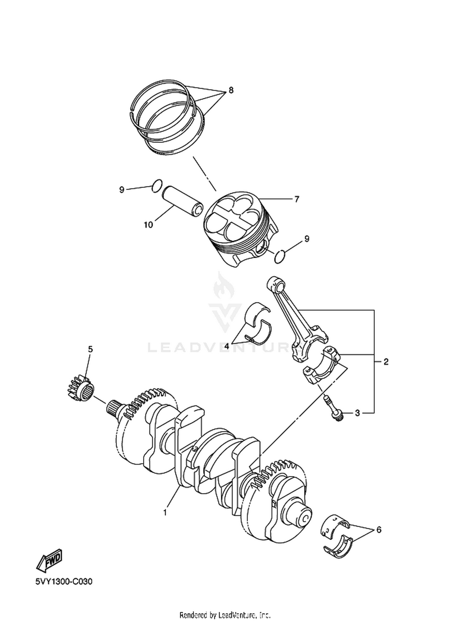 03 CRANKSHAFT  PISTON