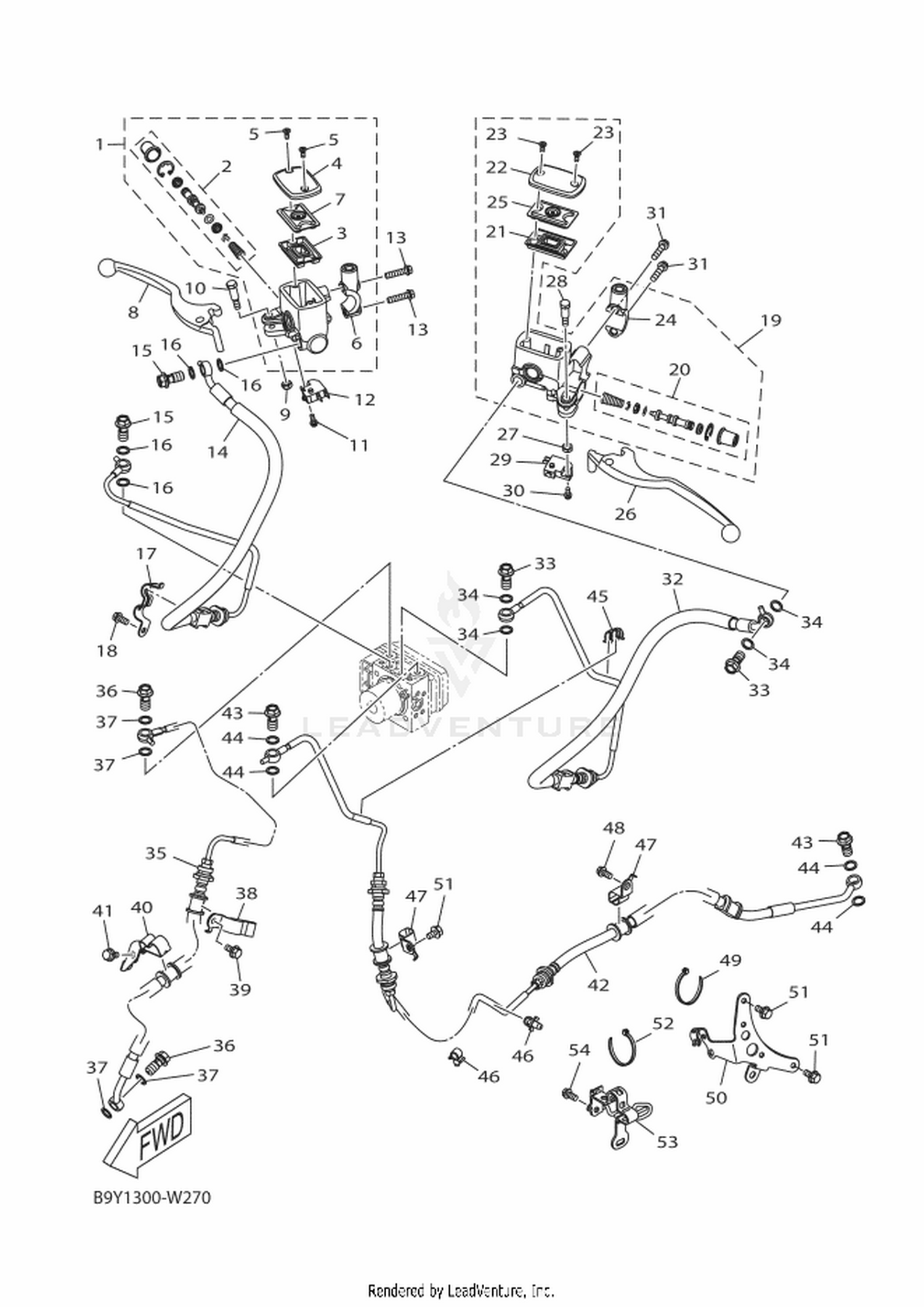27 M. CYLINDER FOR DISK BRAKE