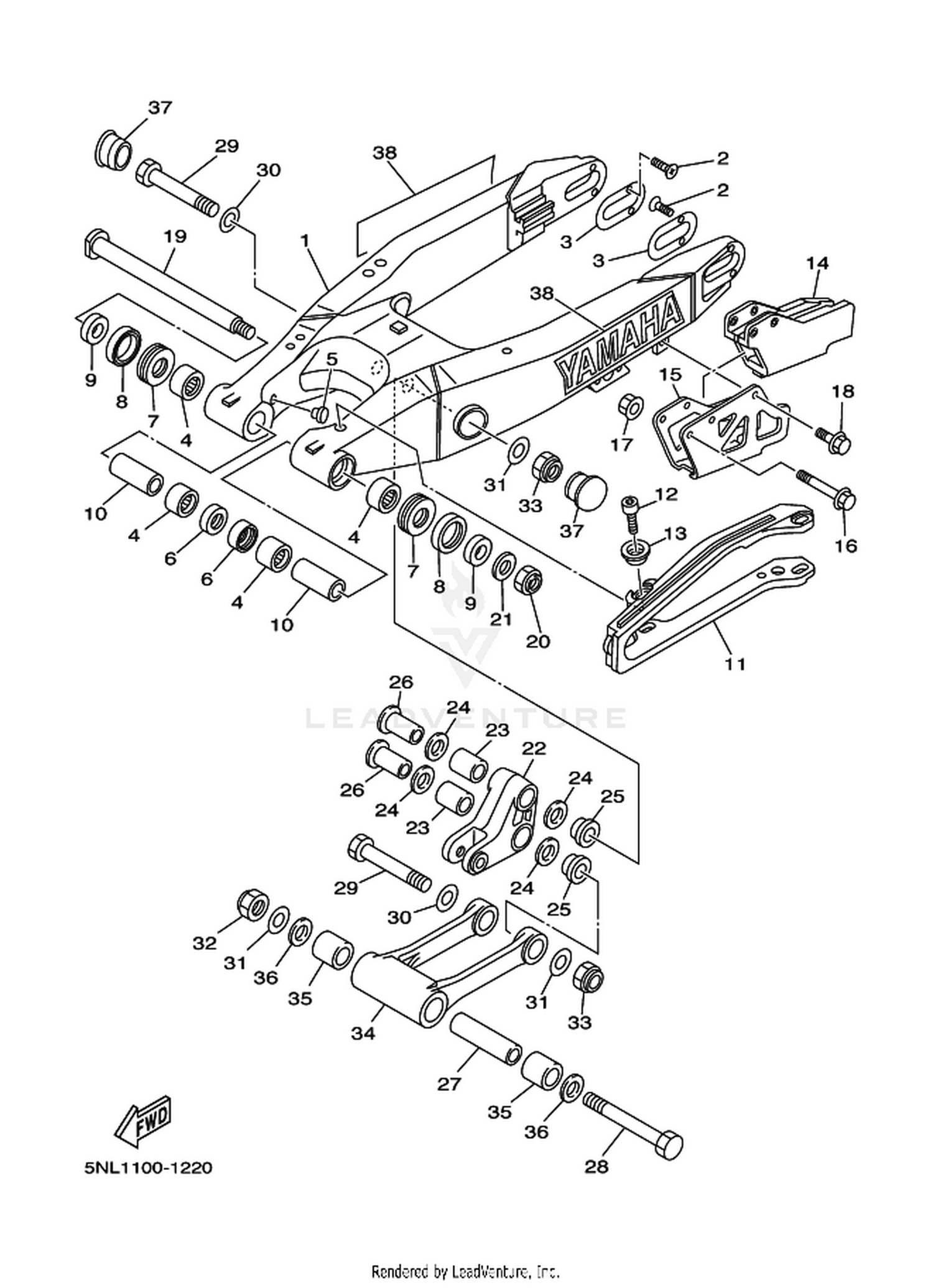 22 REAR ARM