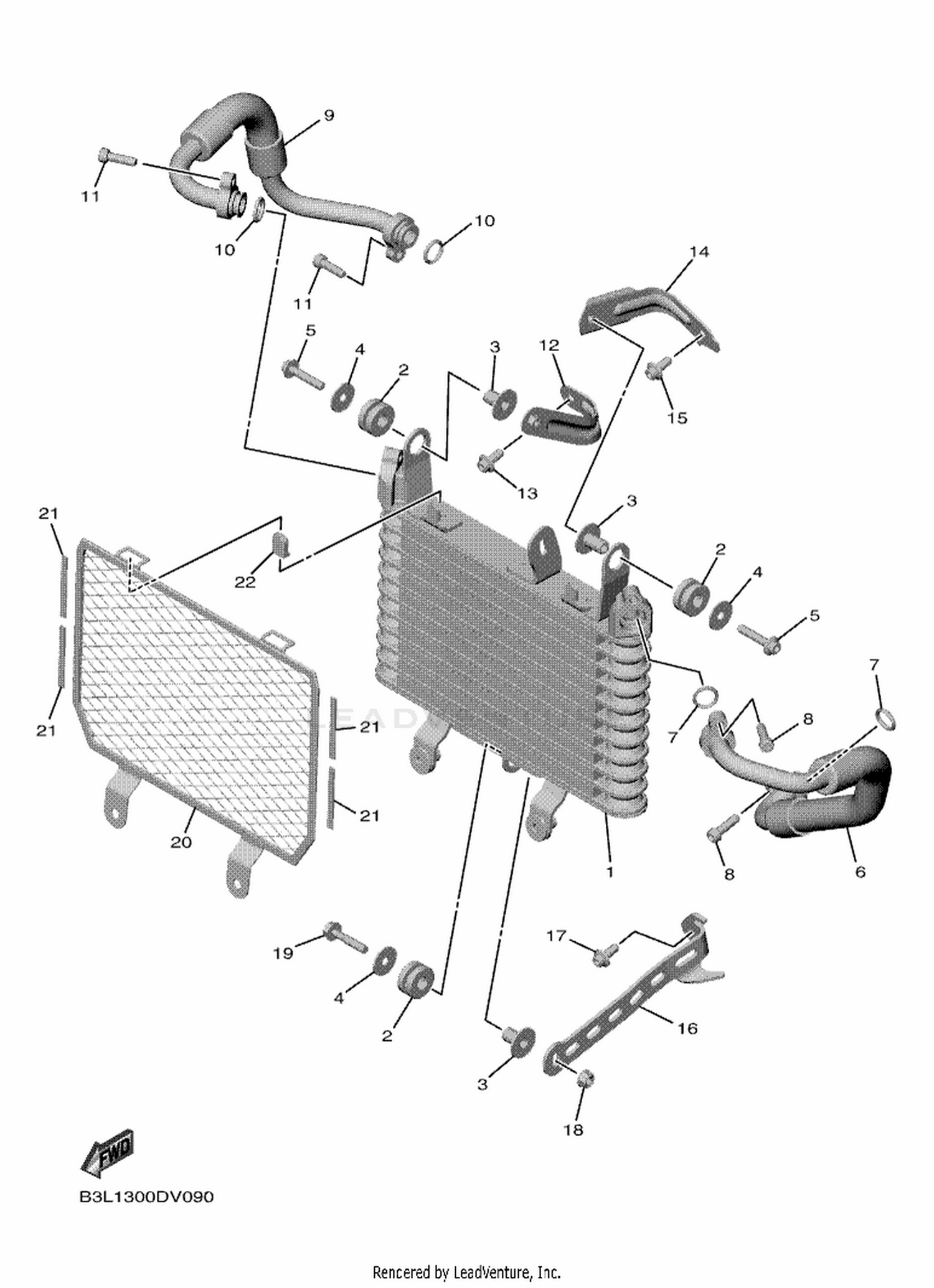 10 OIL COOLER