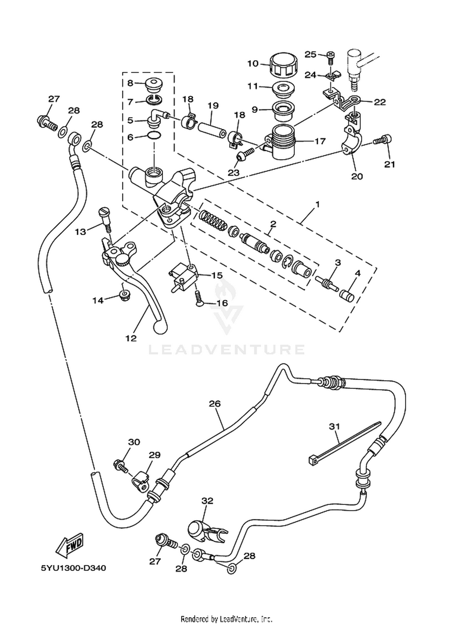 34 FRONT MASTER CYLINDER 2