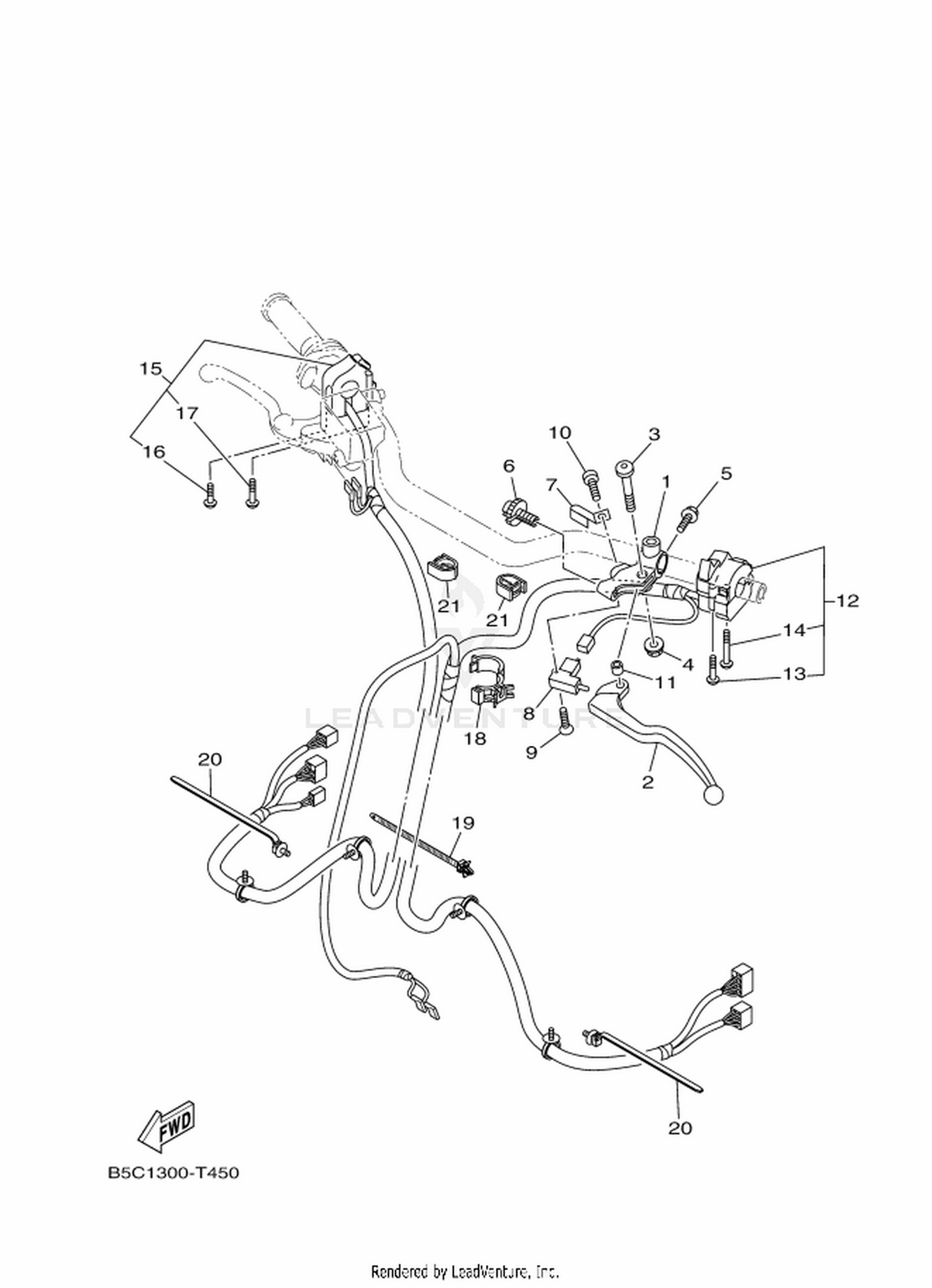 45 HANDLE SWITCH  LEVER