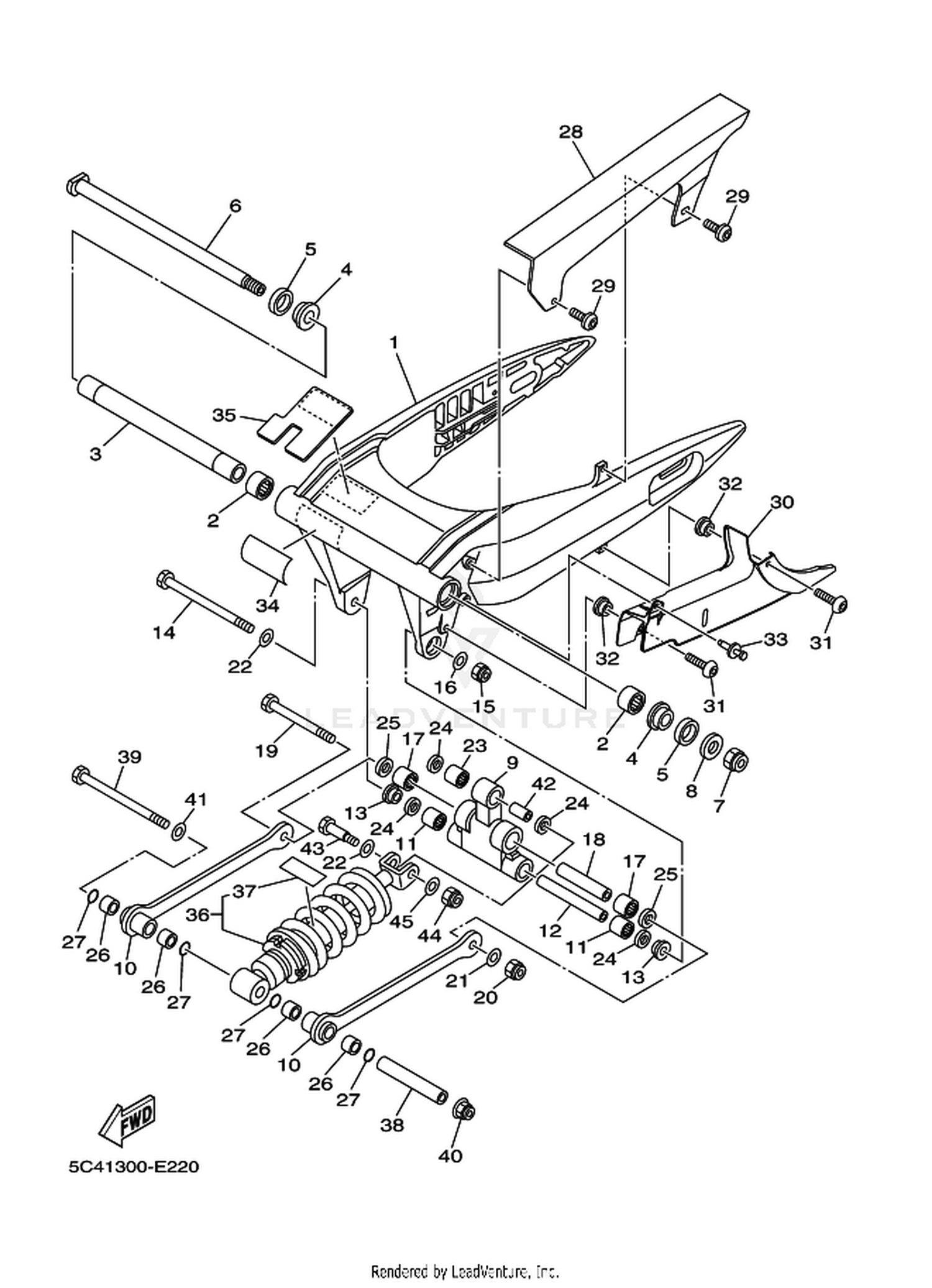 22 REAR ARM  SUSPENSION