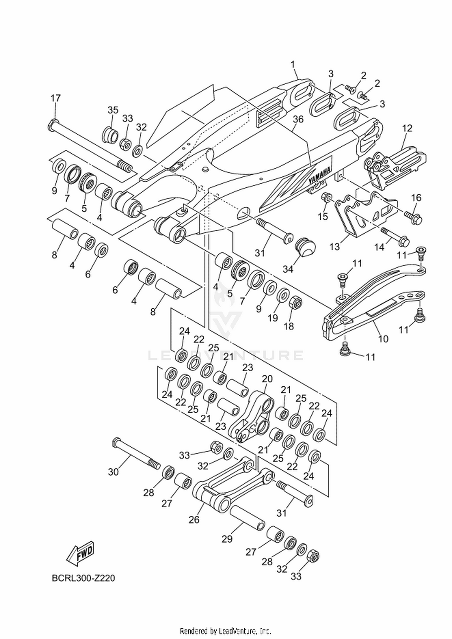 22 REAR ARM