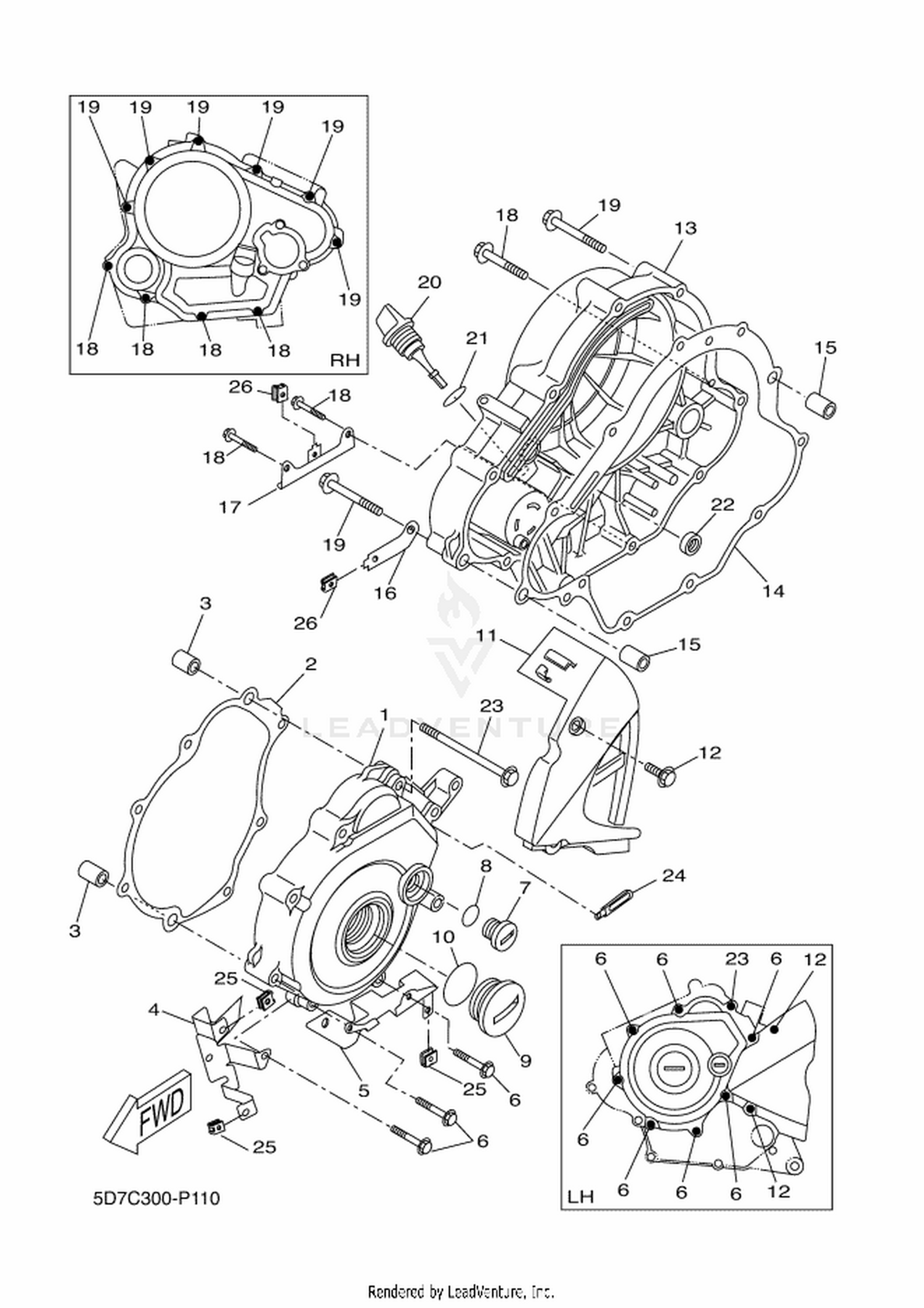 11 CRANKCASE COVER 1