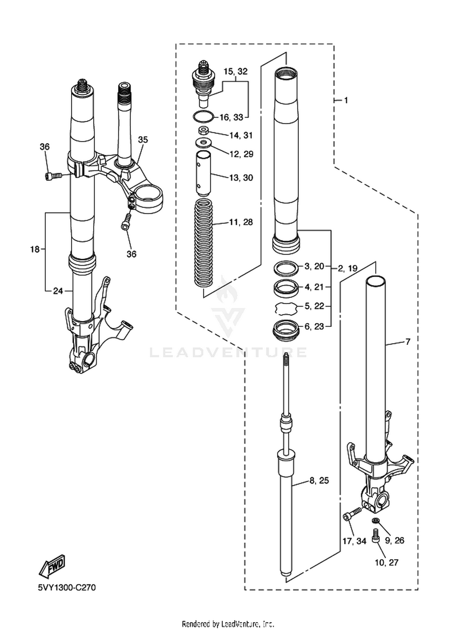 27 FRONT FORK