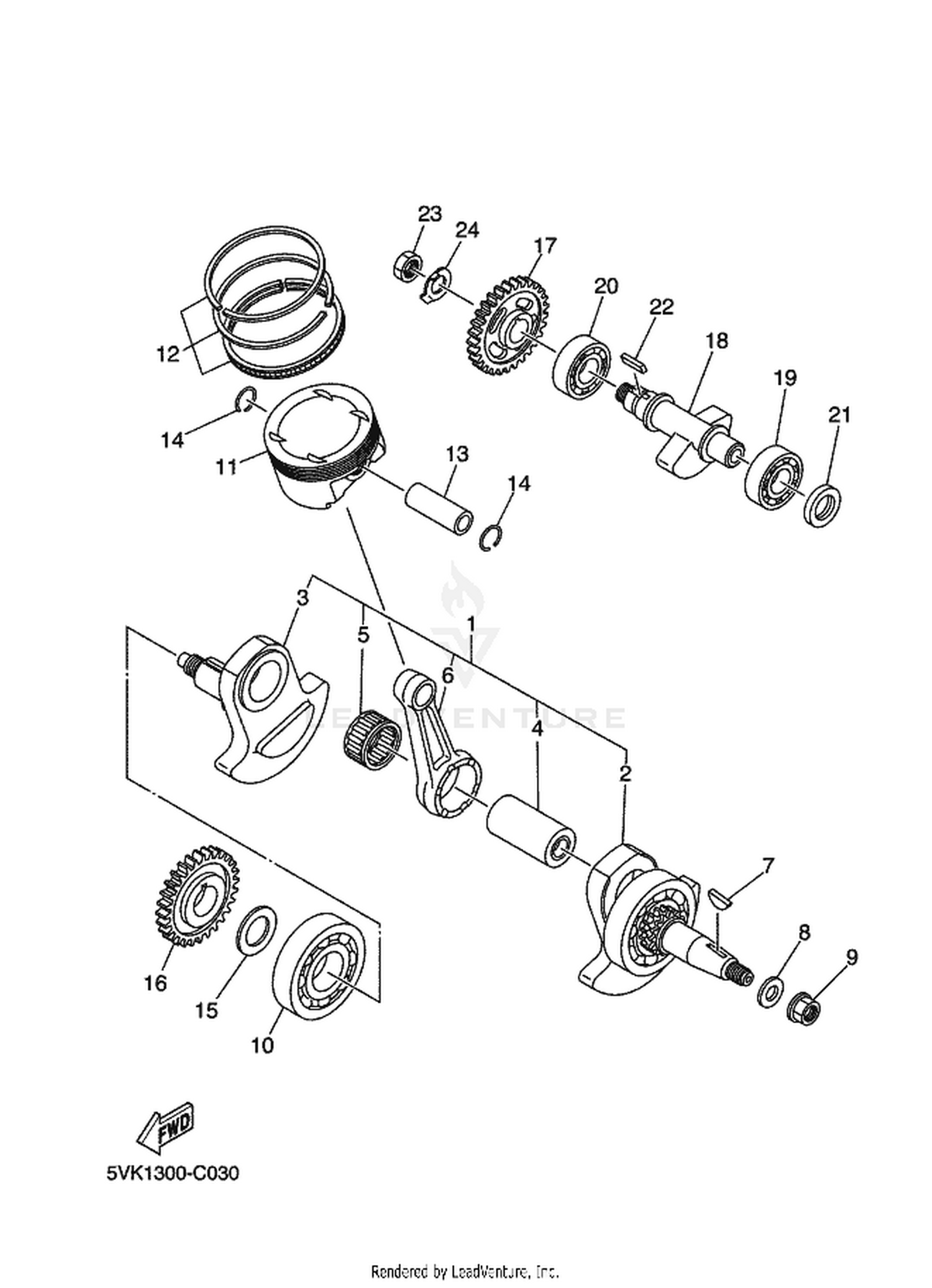 03 CRANKSHAFT  PISTON