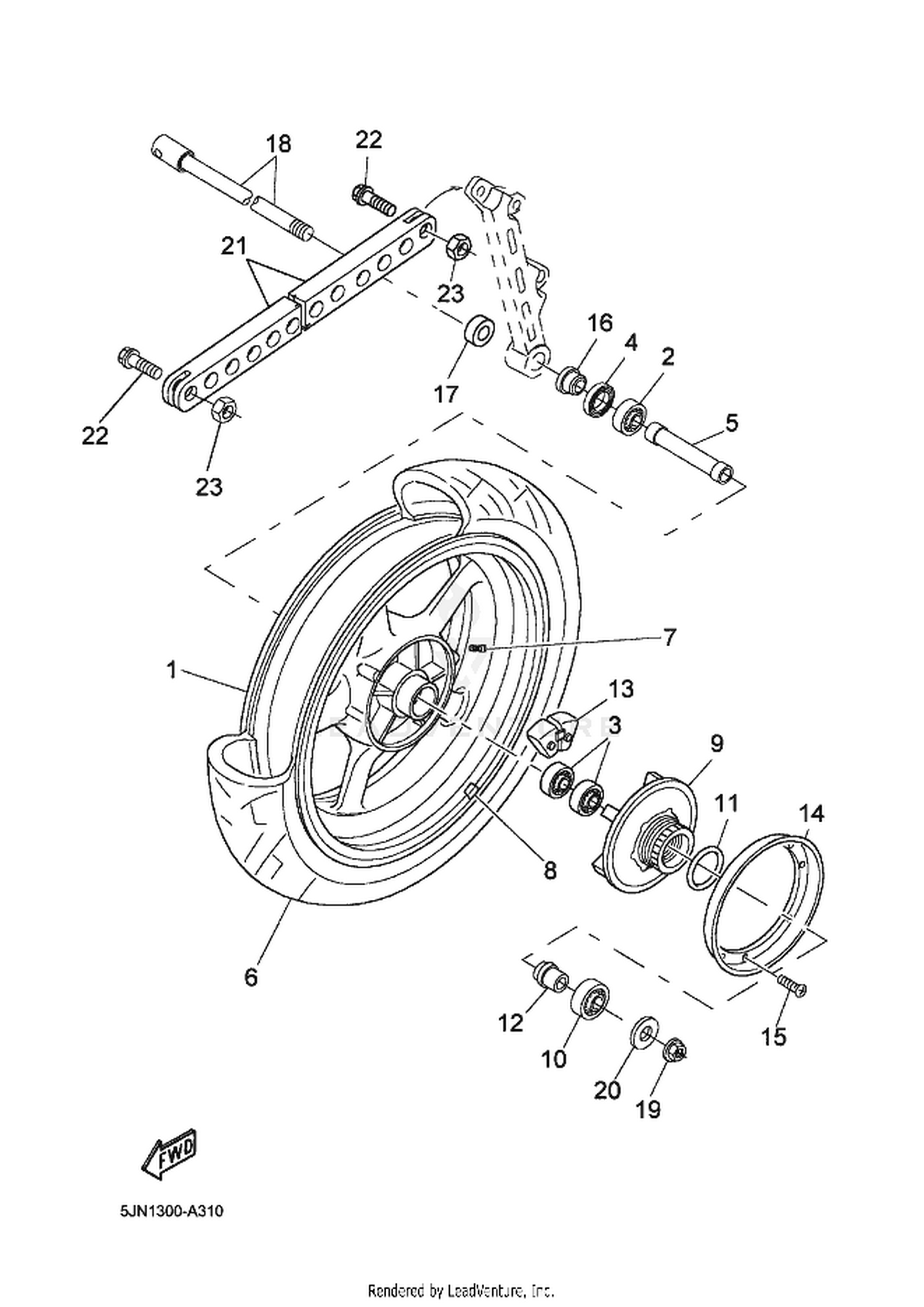 32 REAR WHEEL