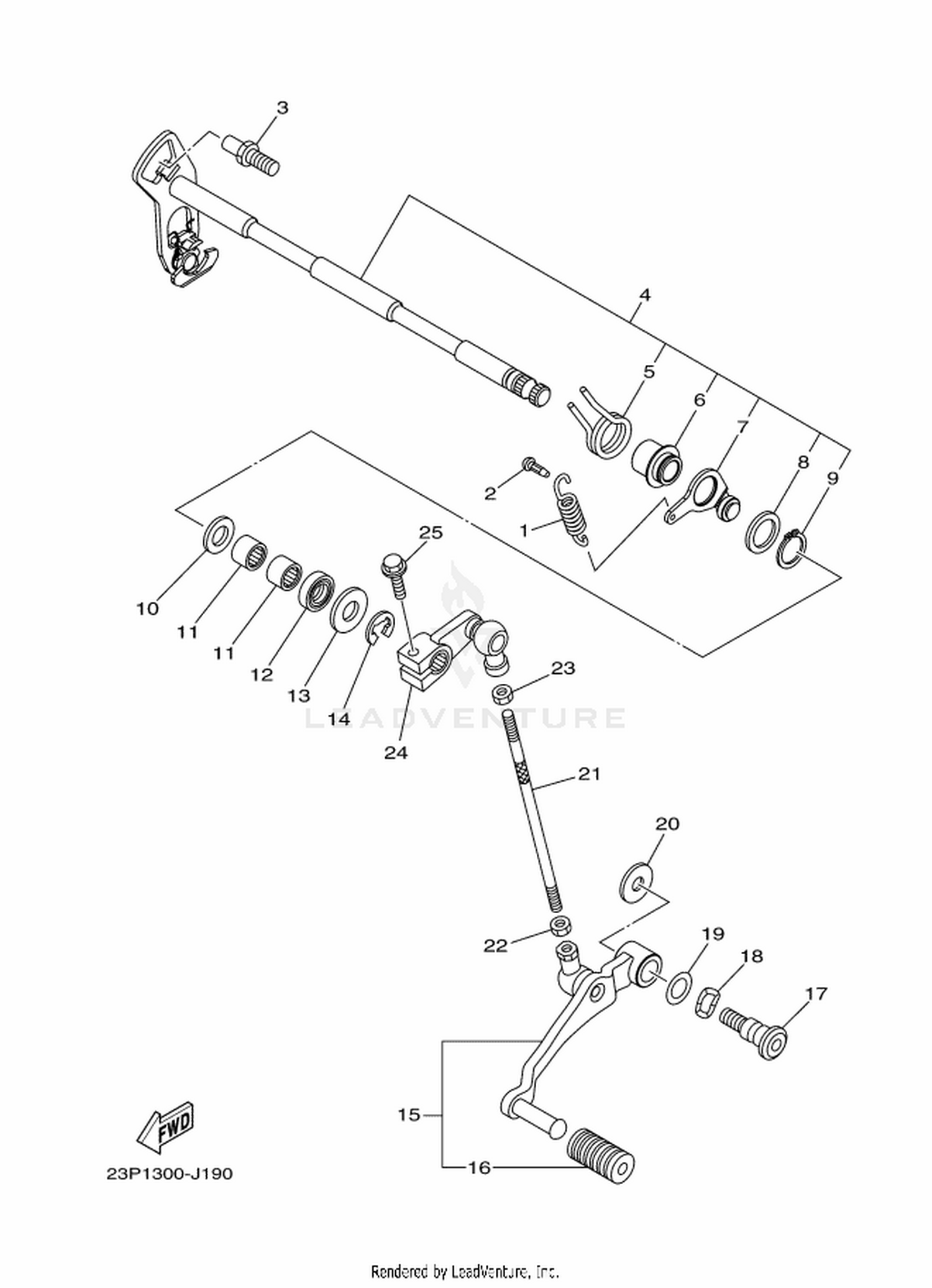 19 SHIFT SHAFT