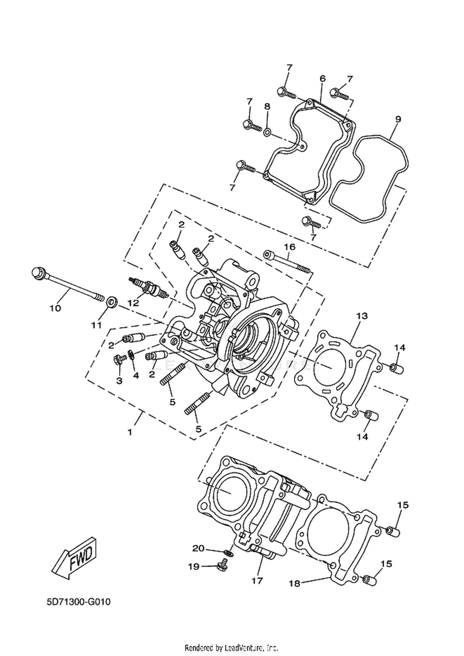 01 CYLINDER HEAD