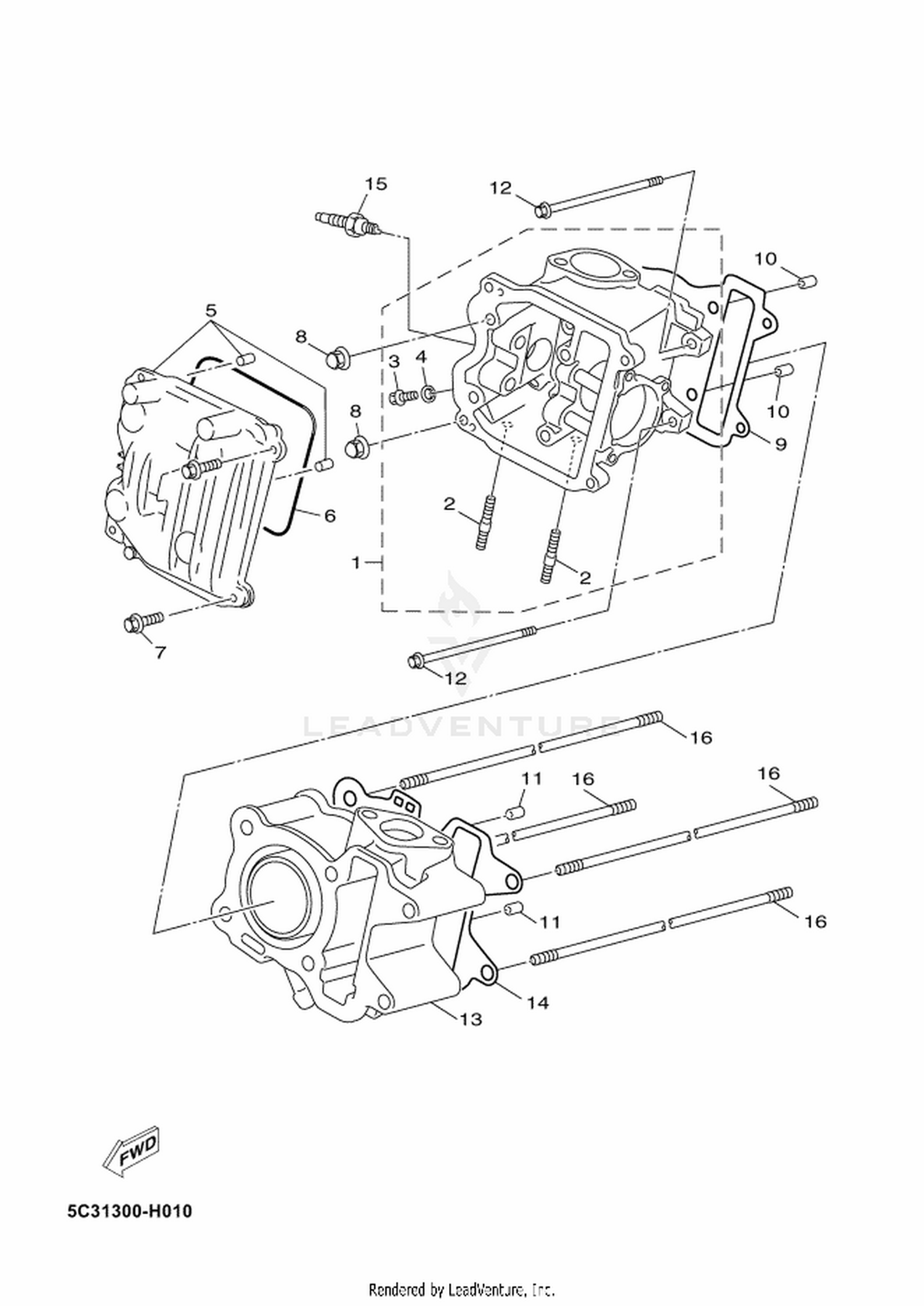 01 CYLINDER HEAD