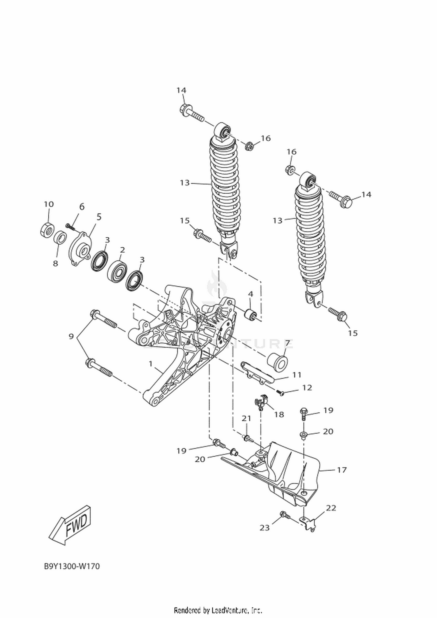 18 REAR ARM & SUSPENSION