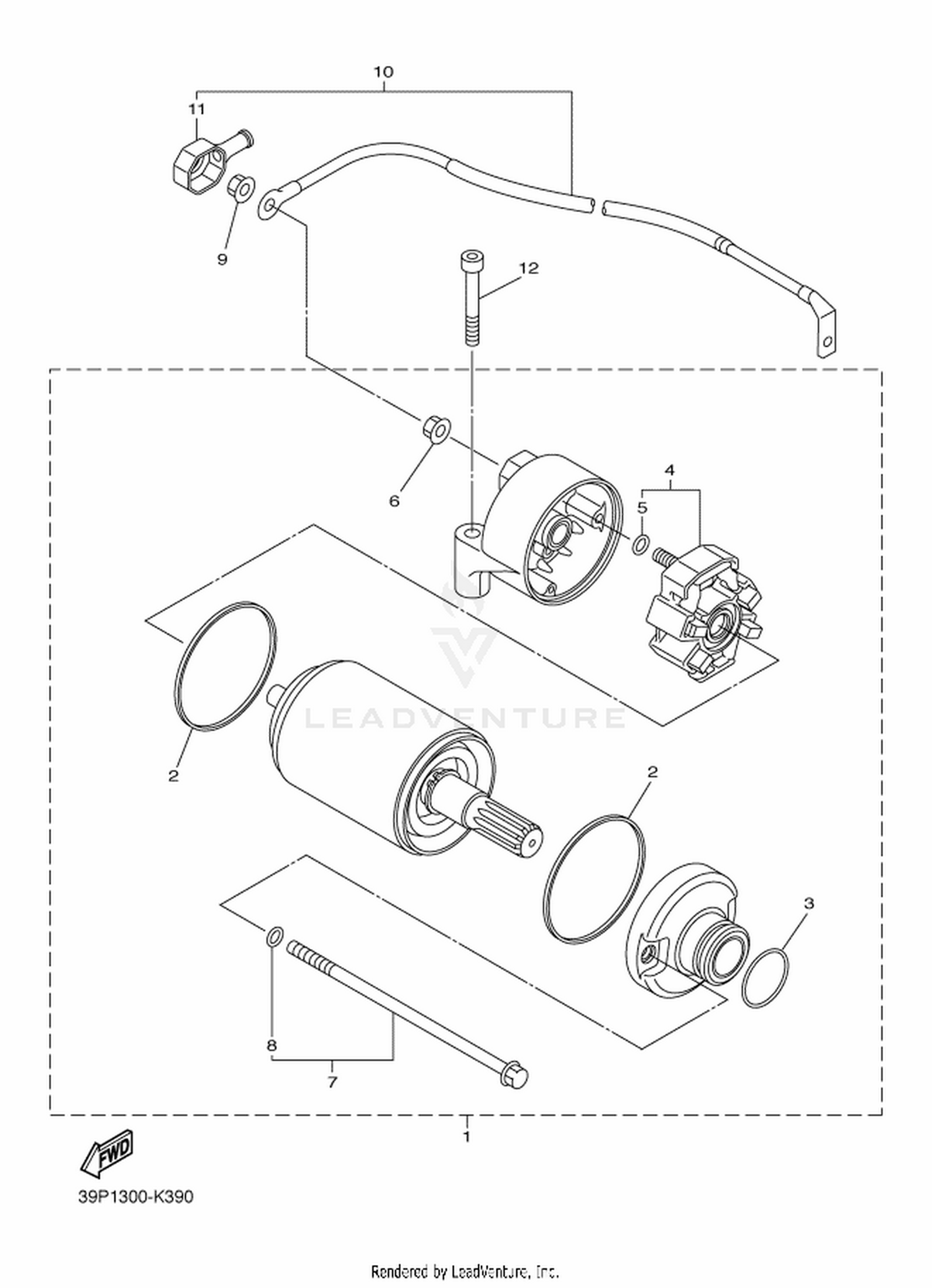 40 STARTING MOTOR