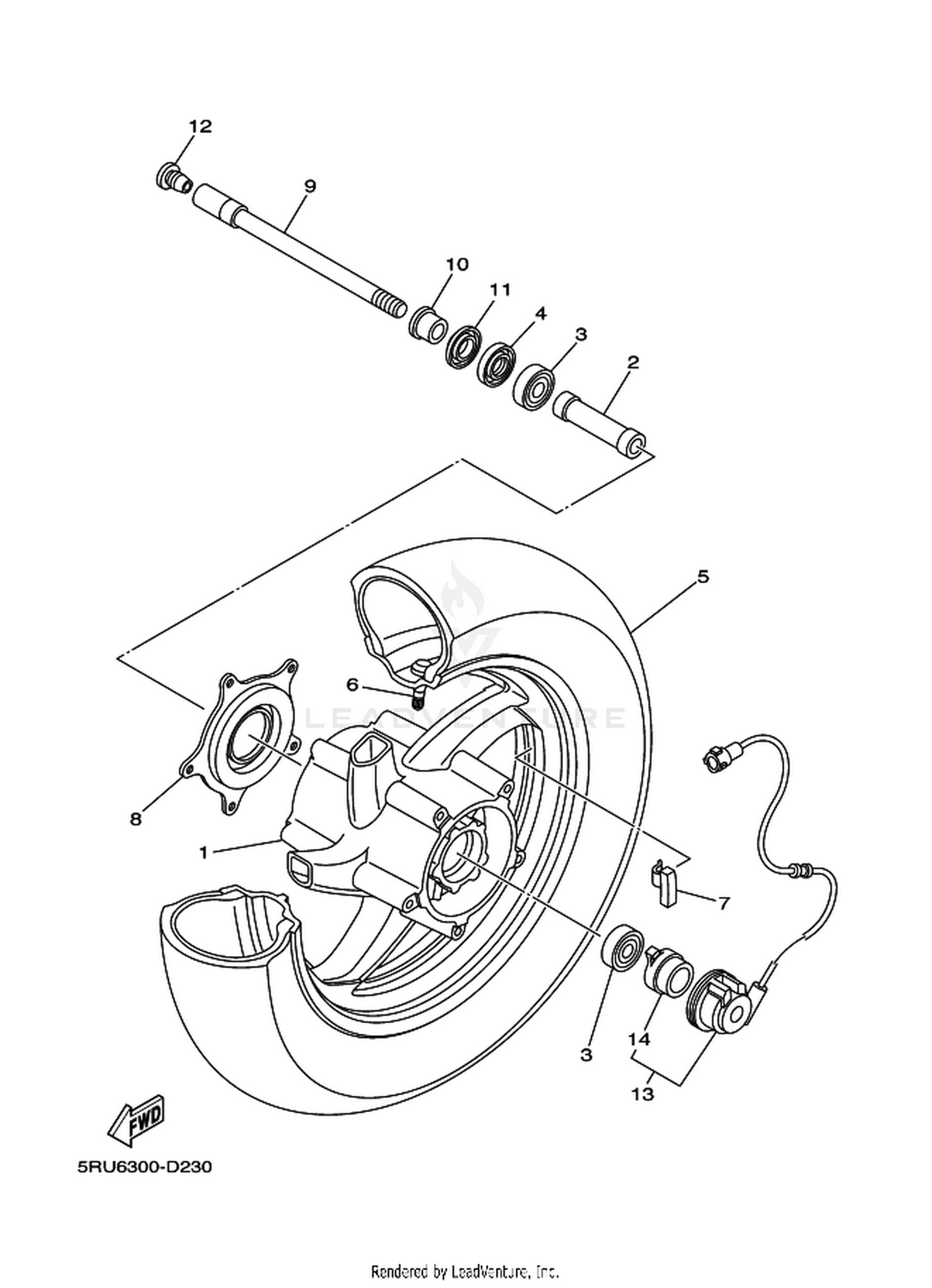 23 FRONT WHEEL