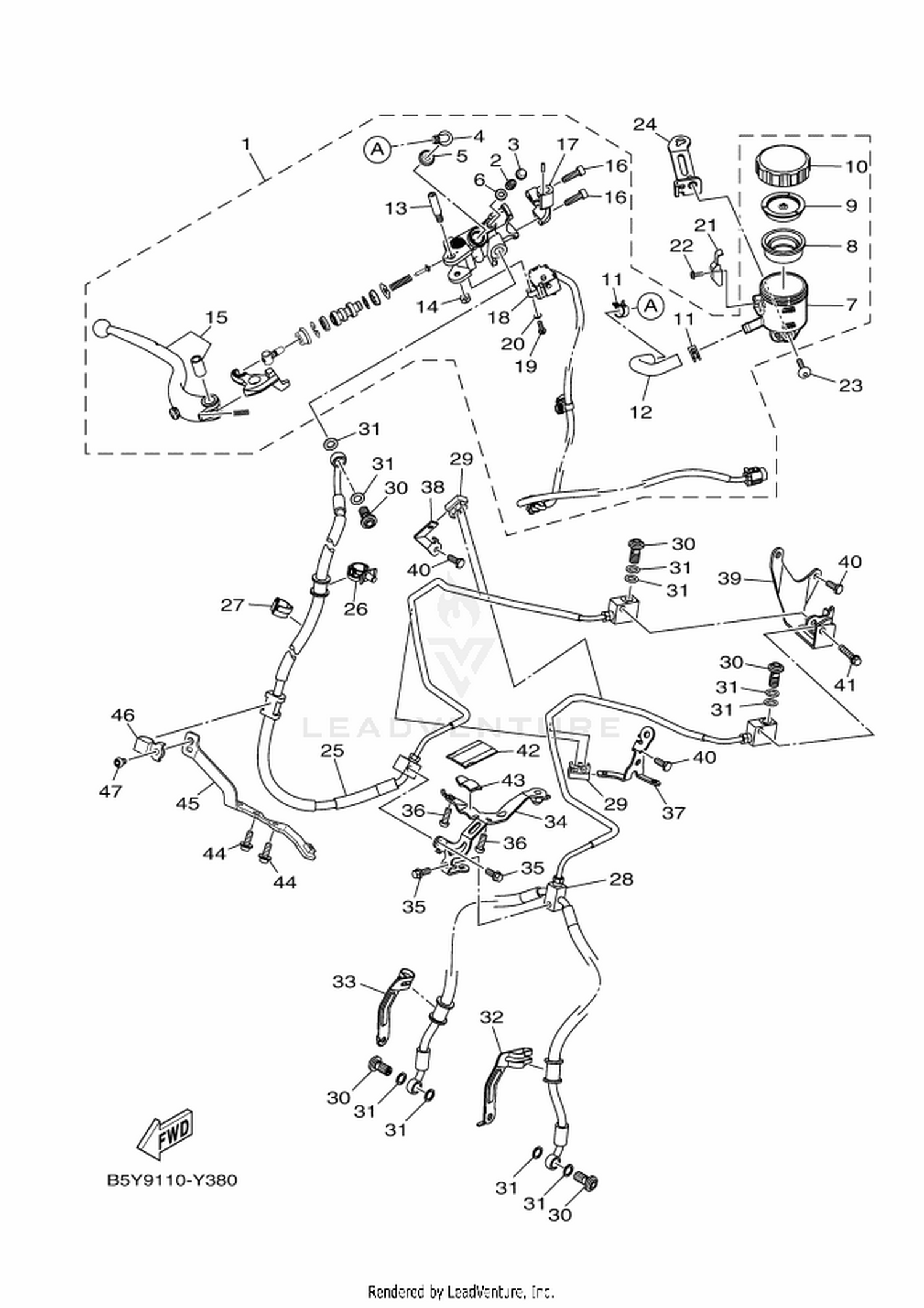 38 FRONT MASTER CYLINDER