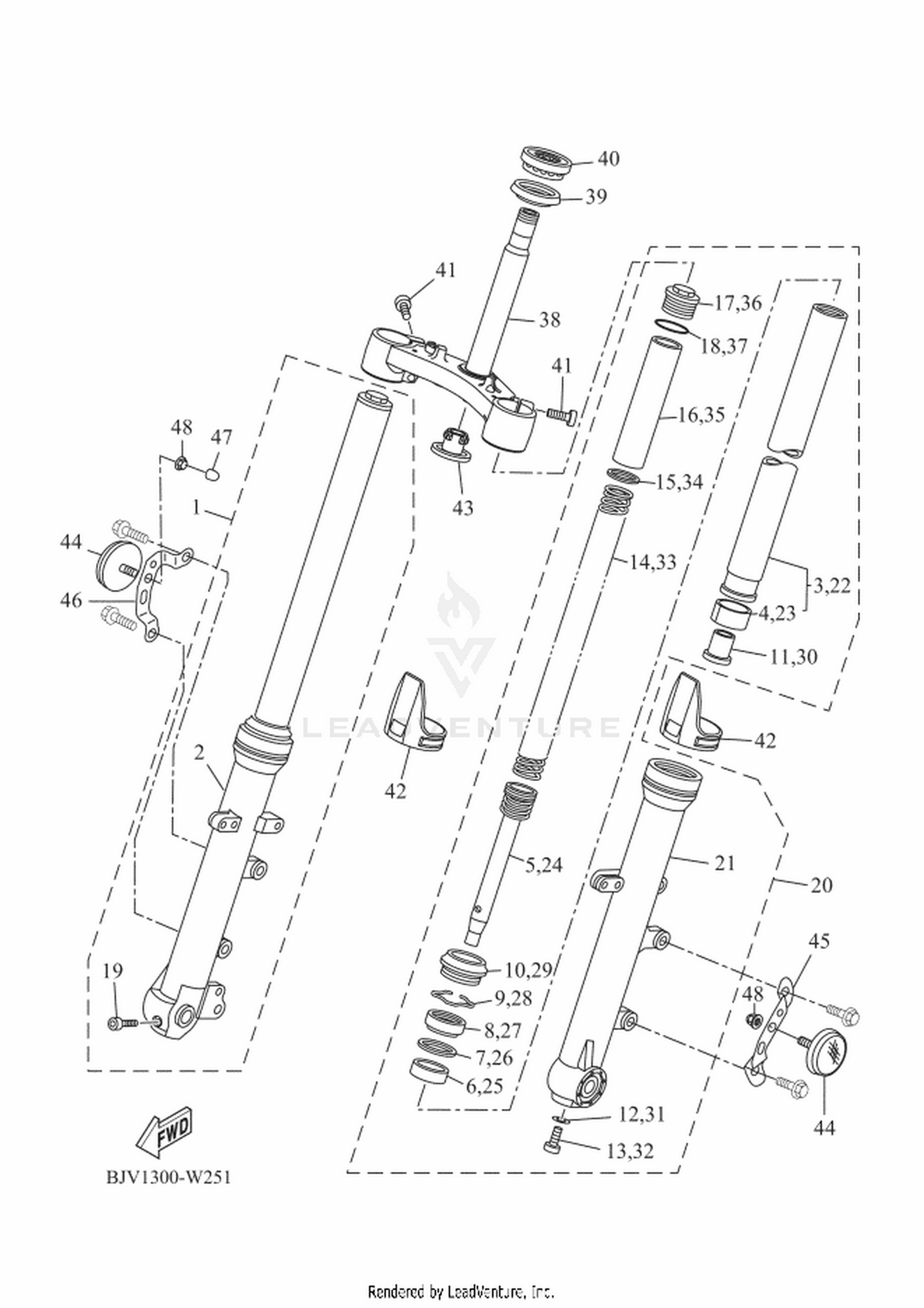25 FRONT FORK